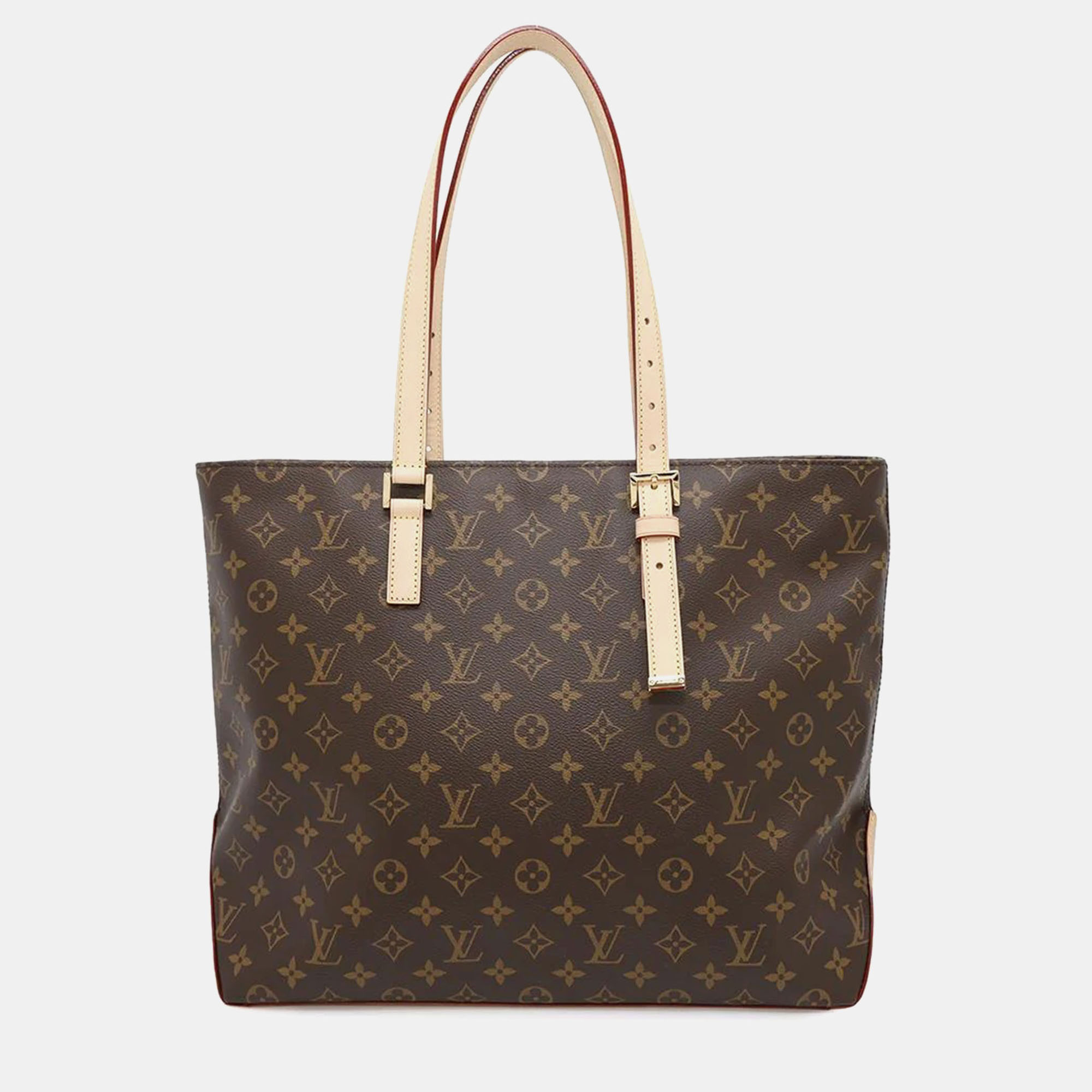 

Louis Vuitton Beige Monogram Canvas Mezzo Shoulder Bag, Brown