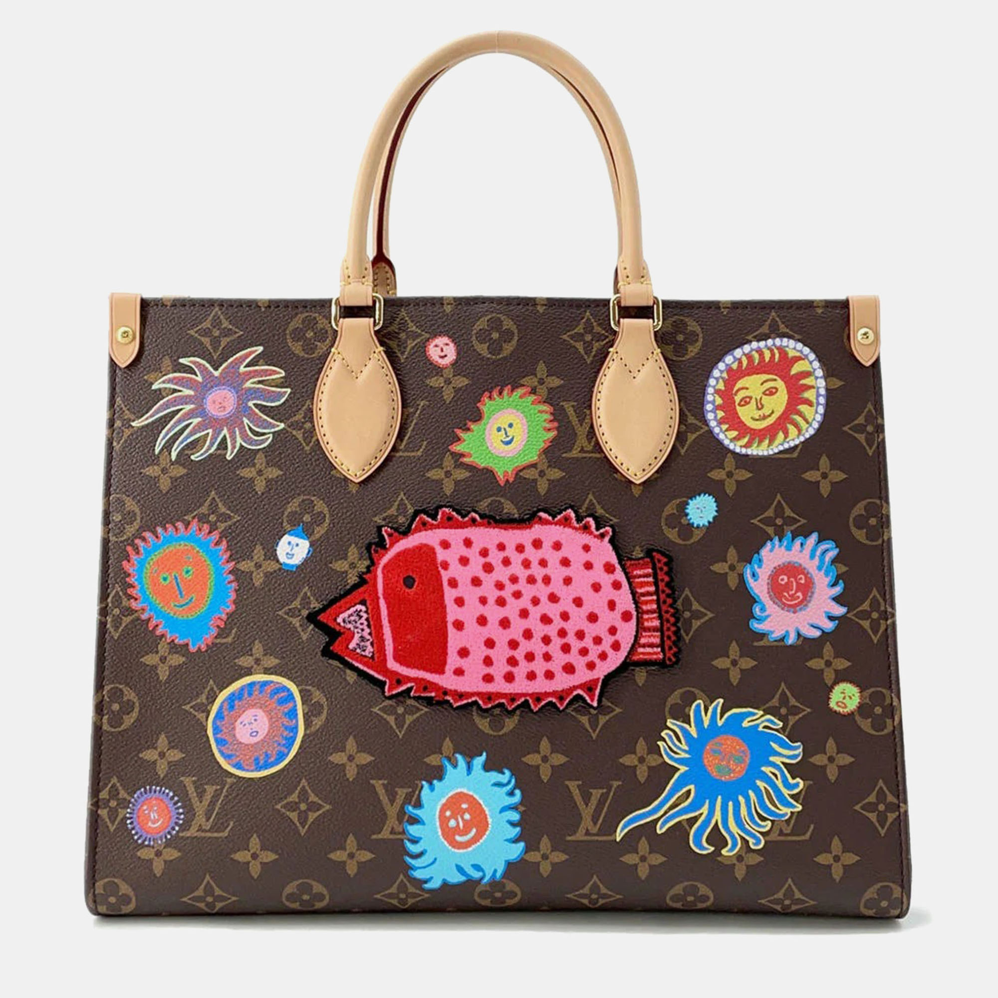 

Louis Vuitton Lv X Yk Onthego Brown Monogram Size Mm