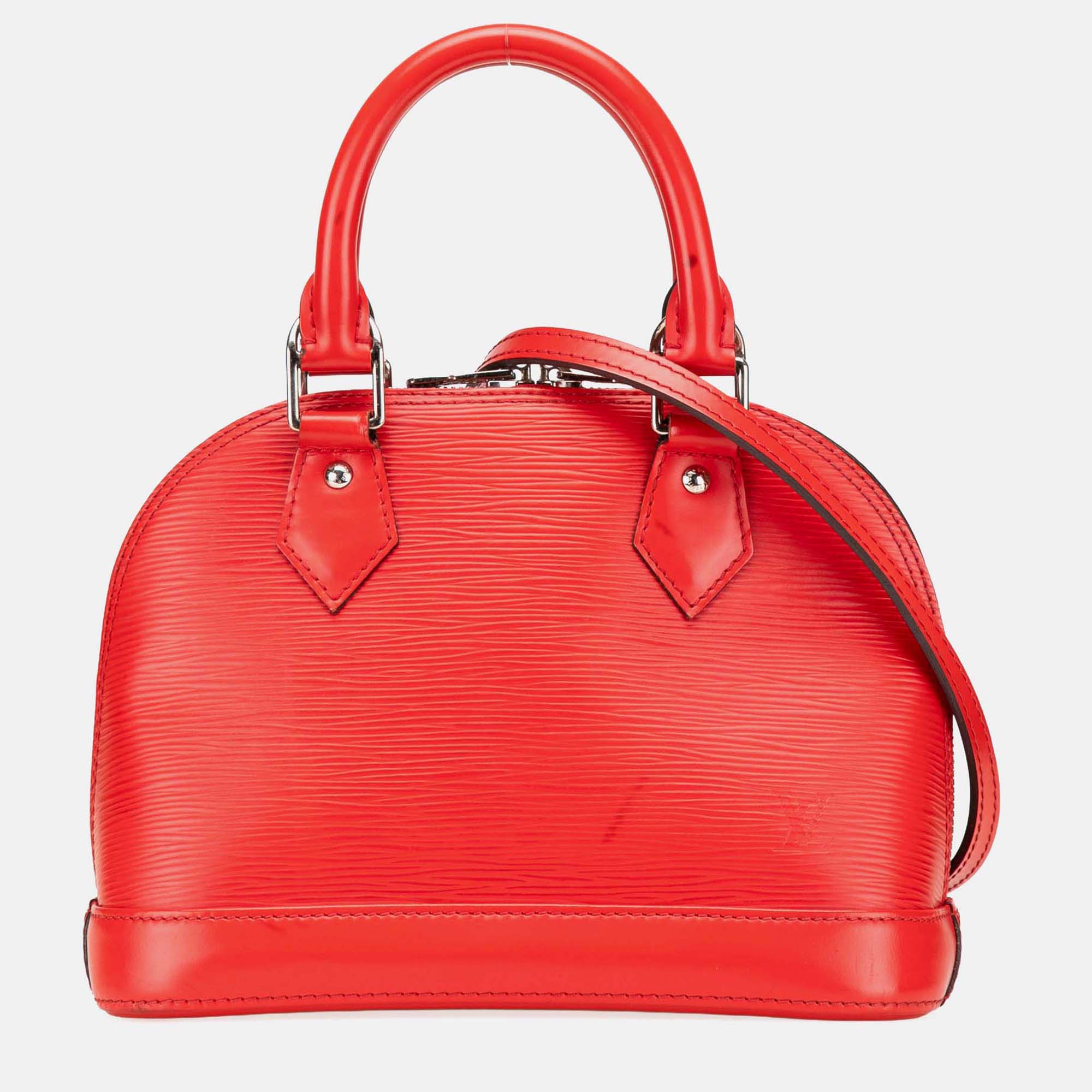 

Louis Vuitton Red Epi Alma BB