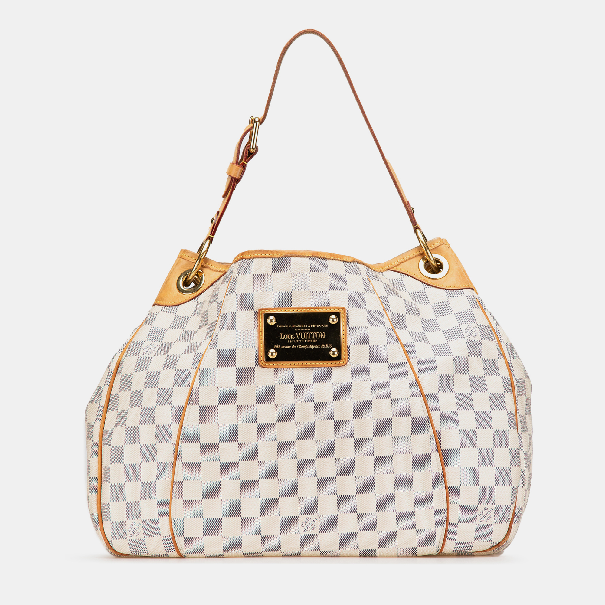 

Louis Vuitton White Damier Azur Galliera PM