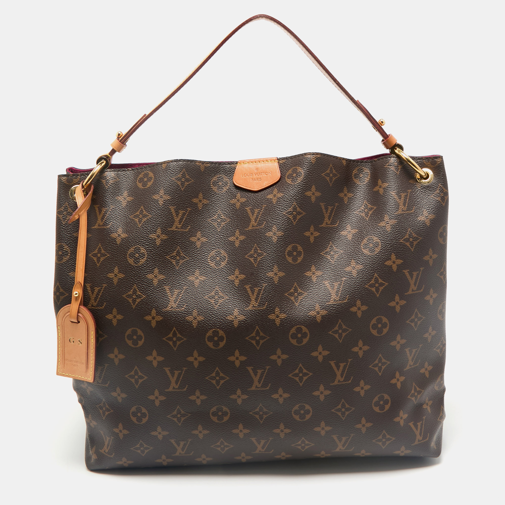 

Louis Vuitton Monogram Canvas Graceful MM Bag, Brown