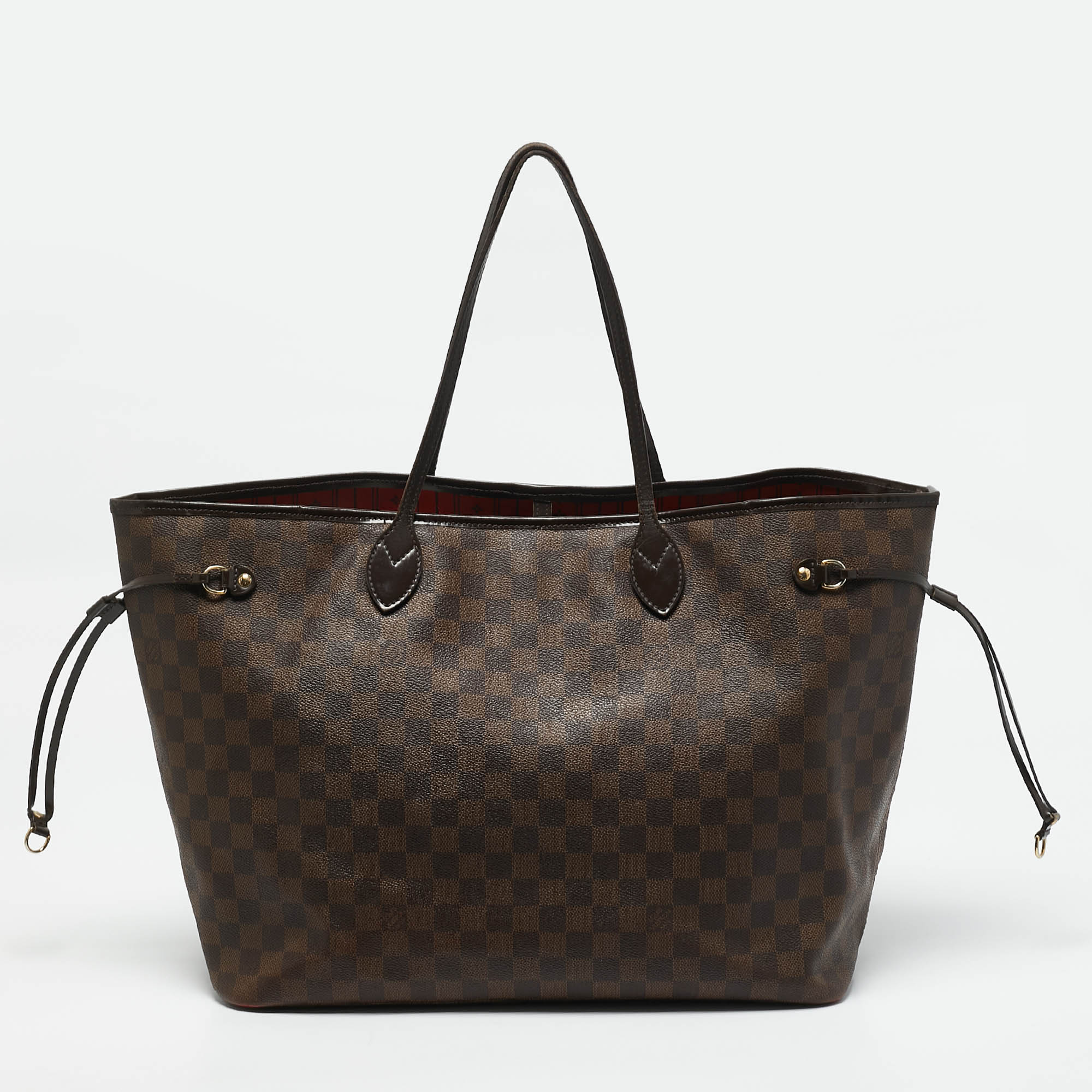 

Louis Vuitton Damier Ebene Canvas Neverfull GM Bag, Brown