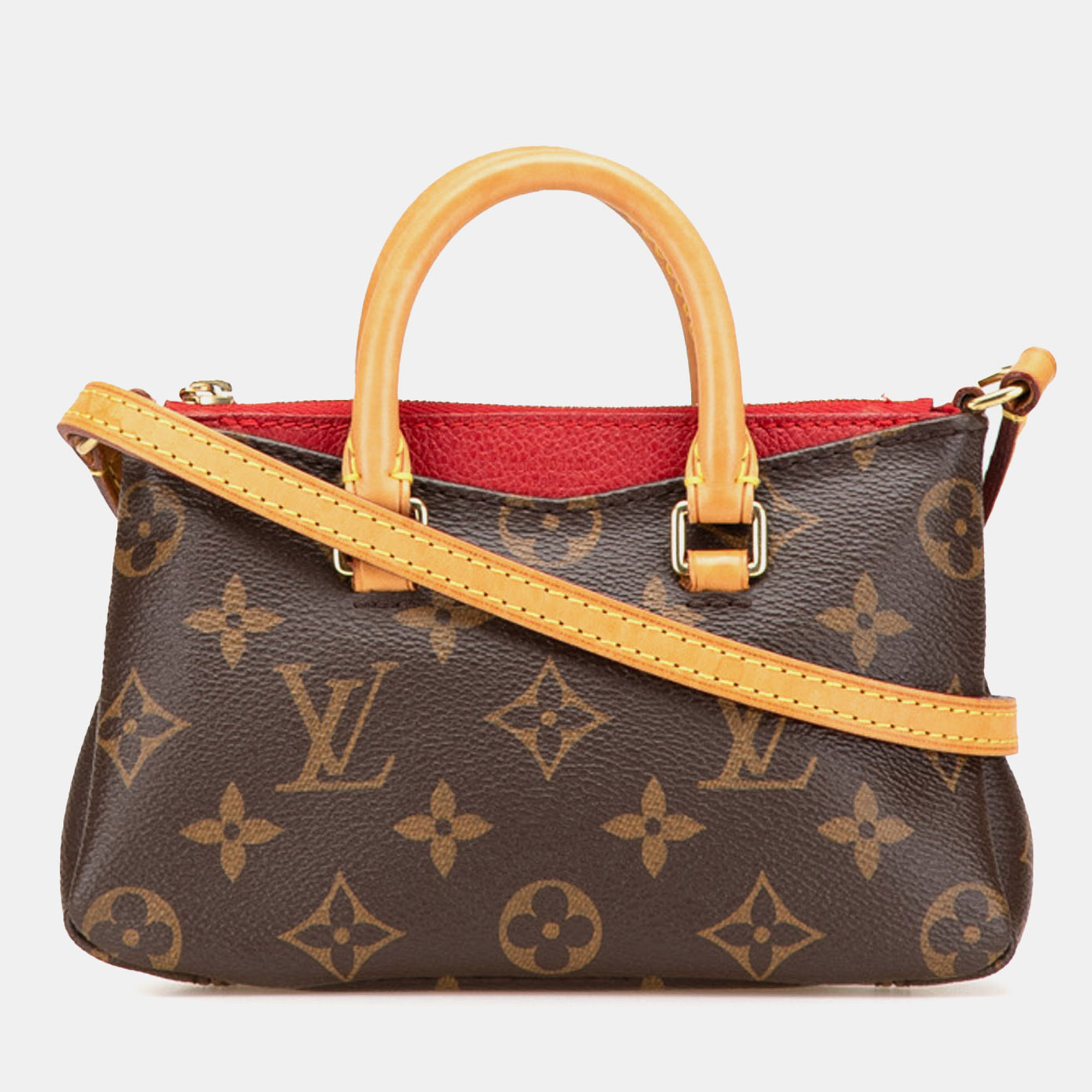 

Louis Vuitton Brown Monogram Nano Pallas