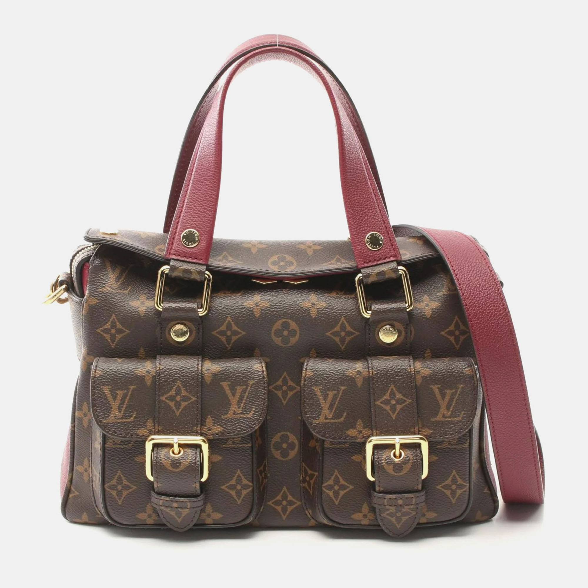 

Louis Vuitton Bordeaux Monogram Manhattan Handbag, Brown