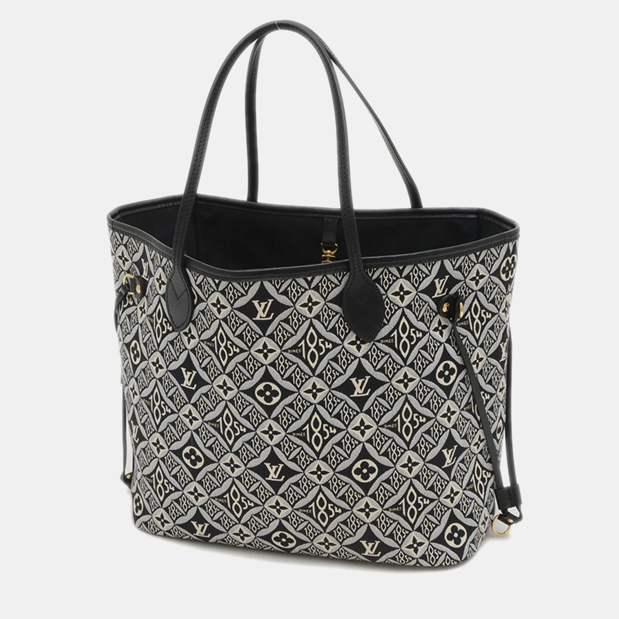 

Louis Vuitton Monogram Jacquard Neverfull Mm Tote Bag Black