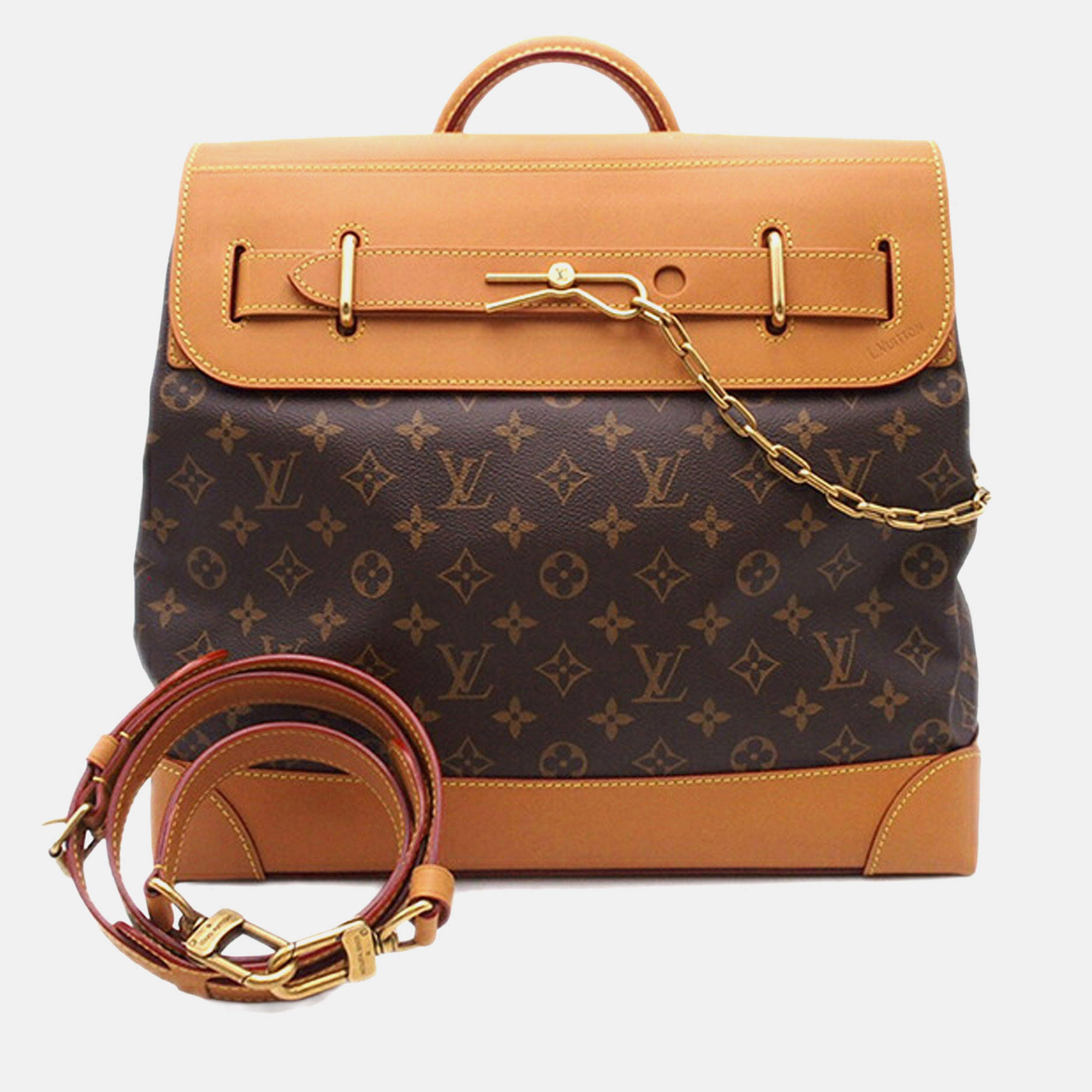 

Louis Vuitton Brown Monogram Steamer PM