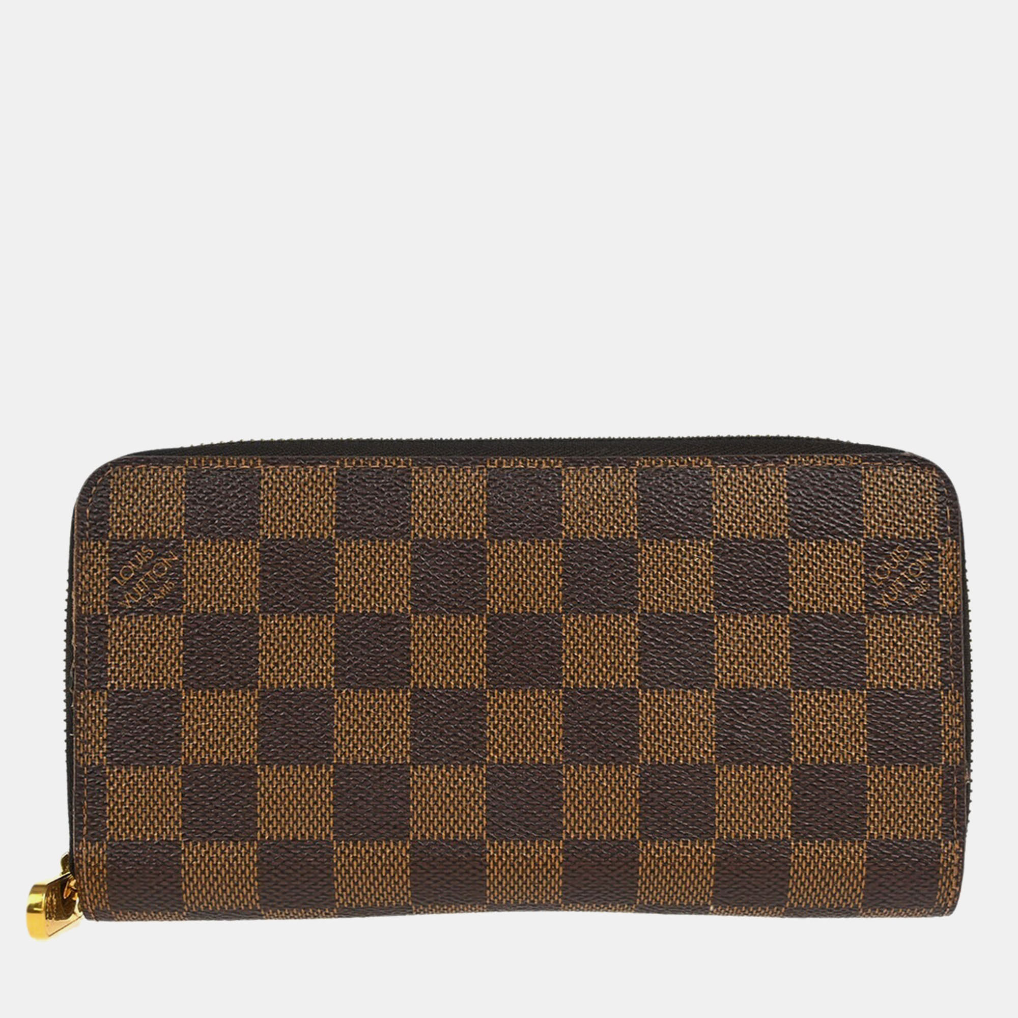 

Louis Vuitton Damier Zippy Wallet, Brown