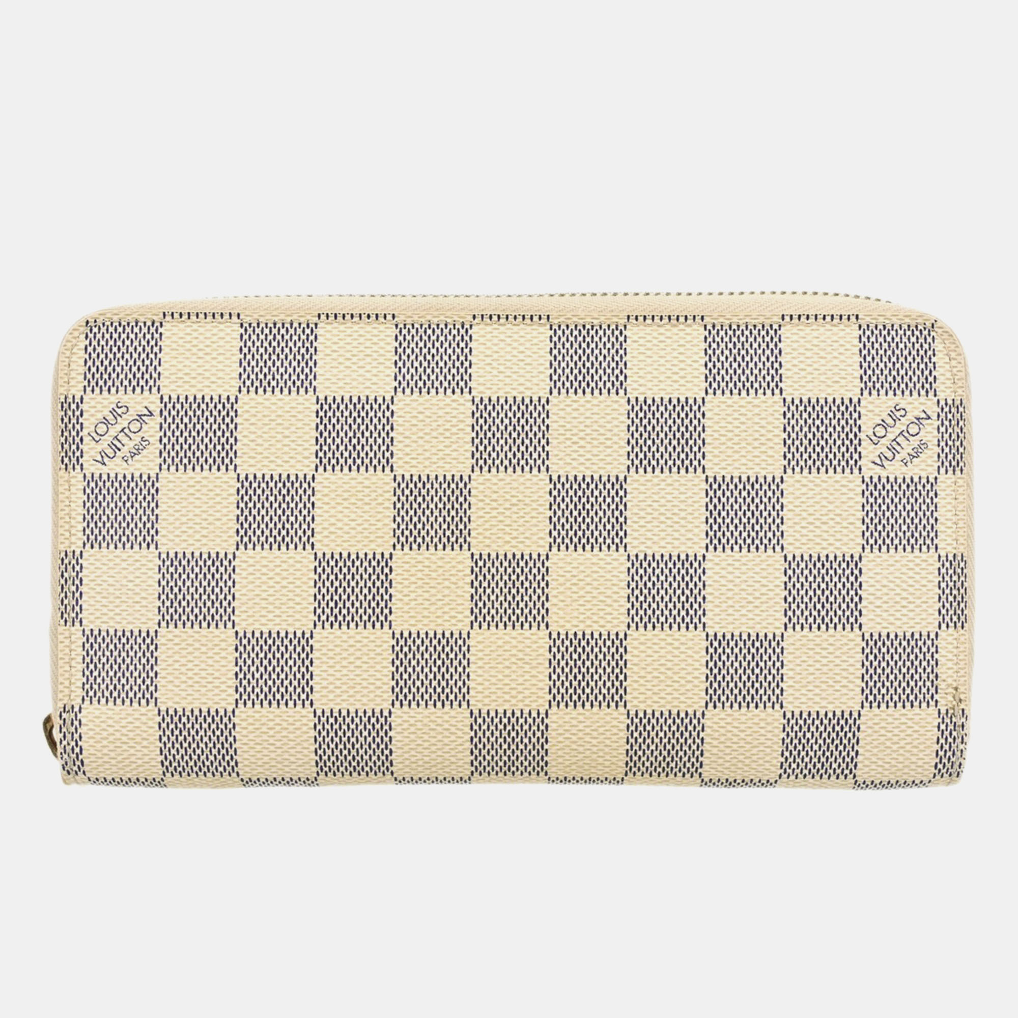 

Louis Vuitton Damier Azur Zippy Wallet, Grey