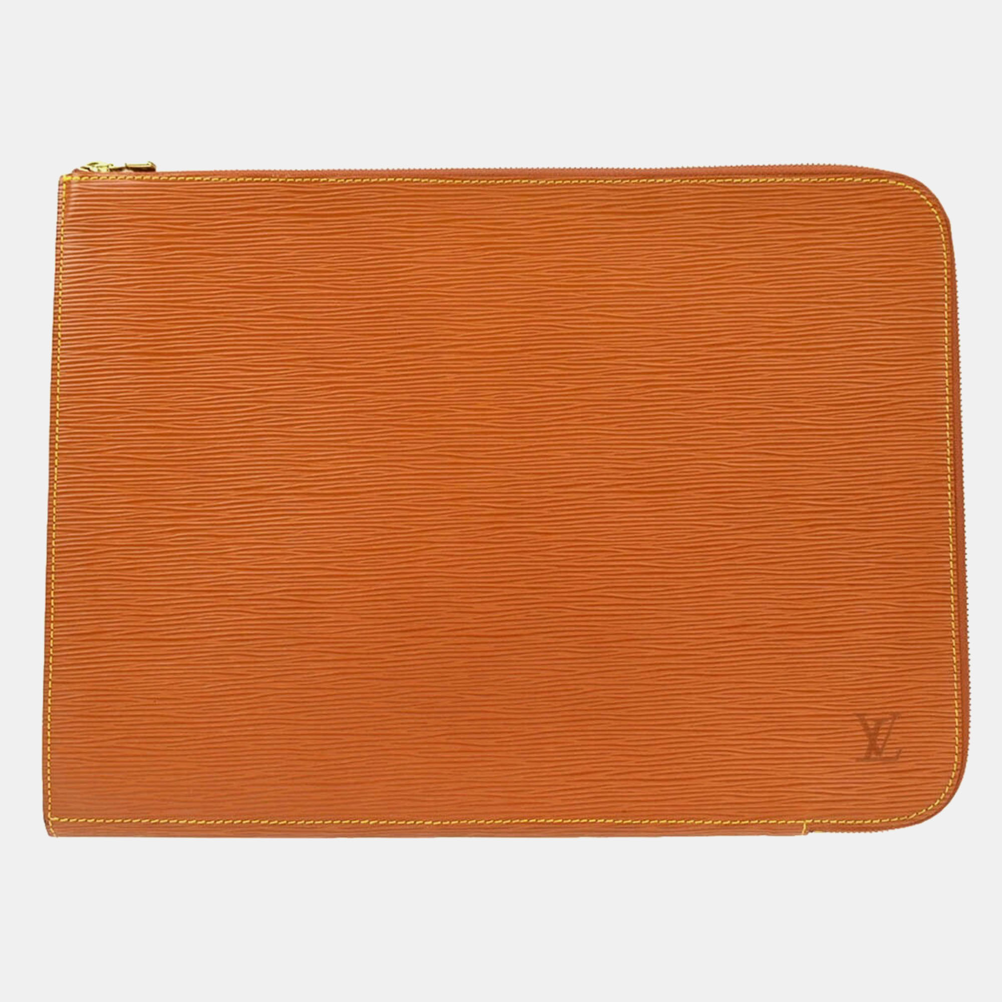 

Louis Vuitton Brown Epi Poche Documents 38 Business Bag