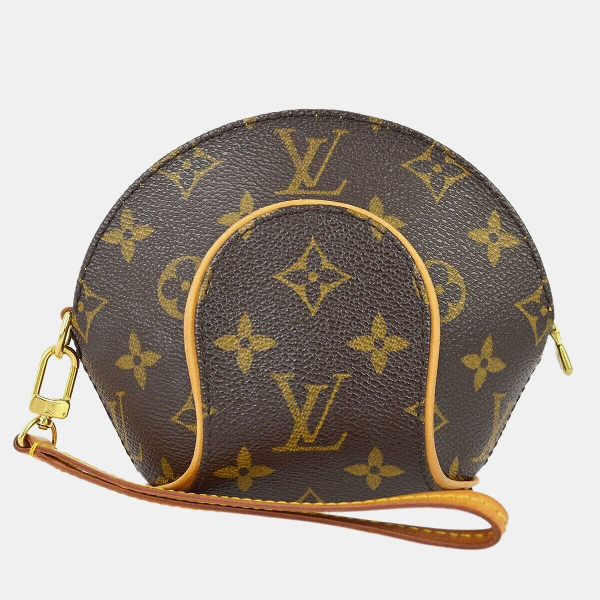

Louis Vuitton Monogram Mini Ellipse Pouch Bag, Brown