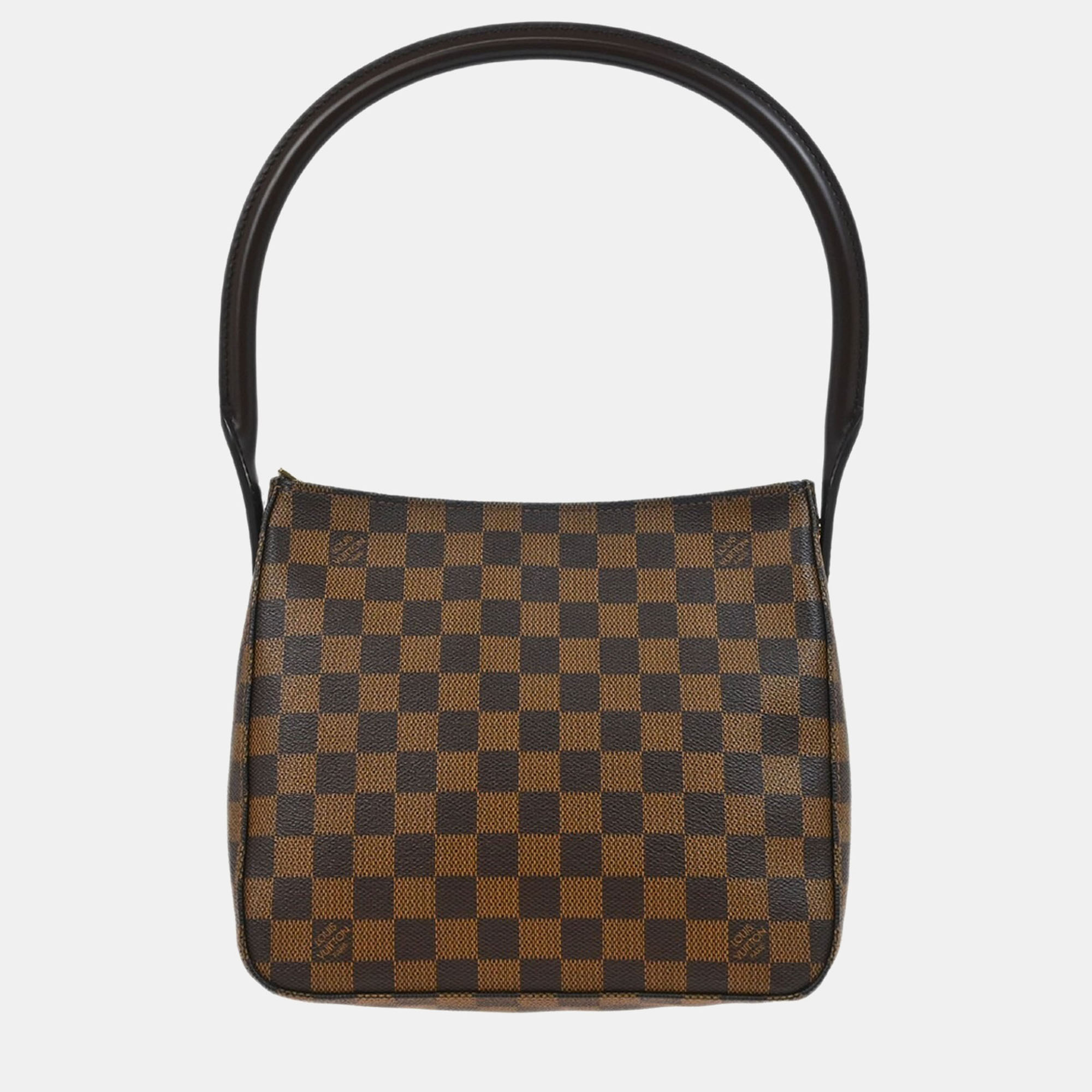 

Louis Vuitton Damier Looping Mm Handbag, Brown