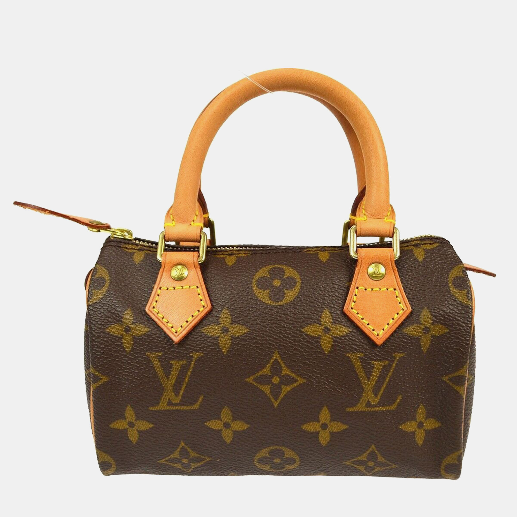 

Louis Vuitton Monogram Canvas Mini Speedy Bag, Brown