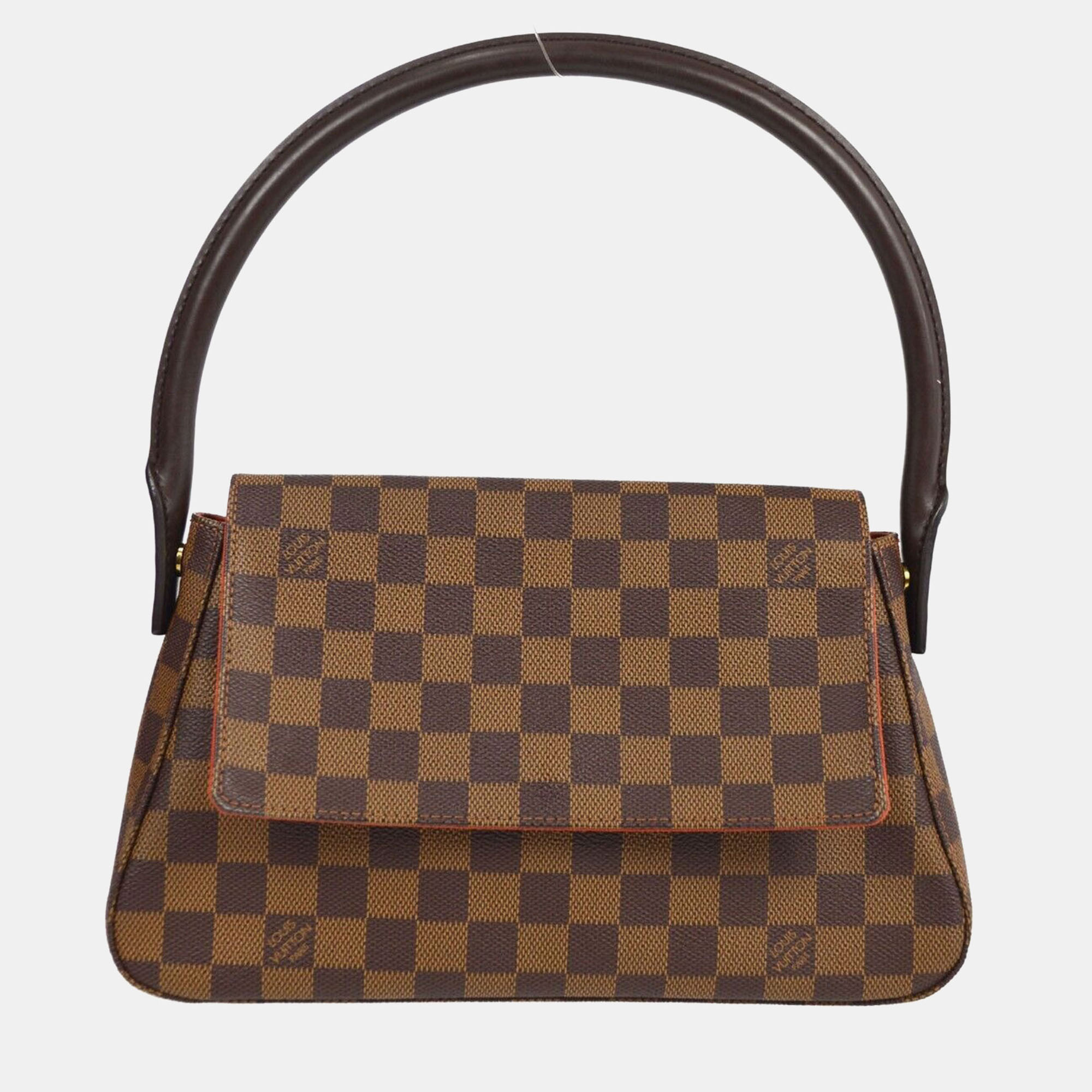 

Louis Vuitton Damier Mini Looping Handbag, Brown