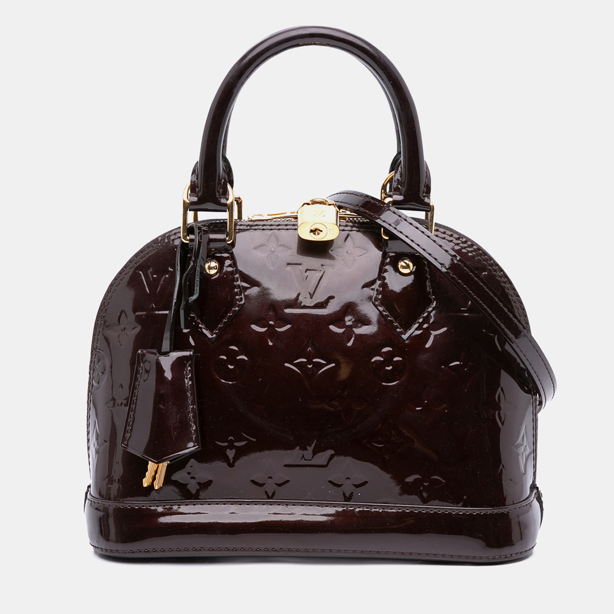 

Louis Vuitton Purple Monogram Vernis Alma BB