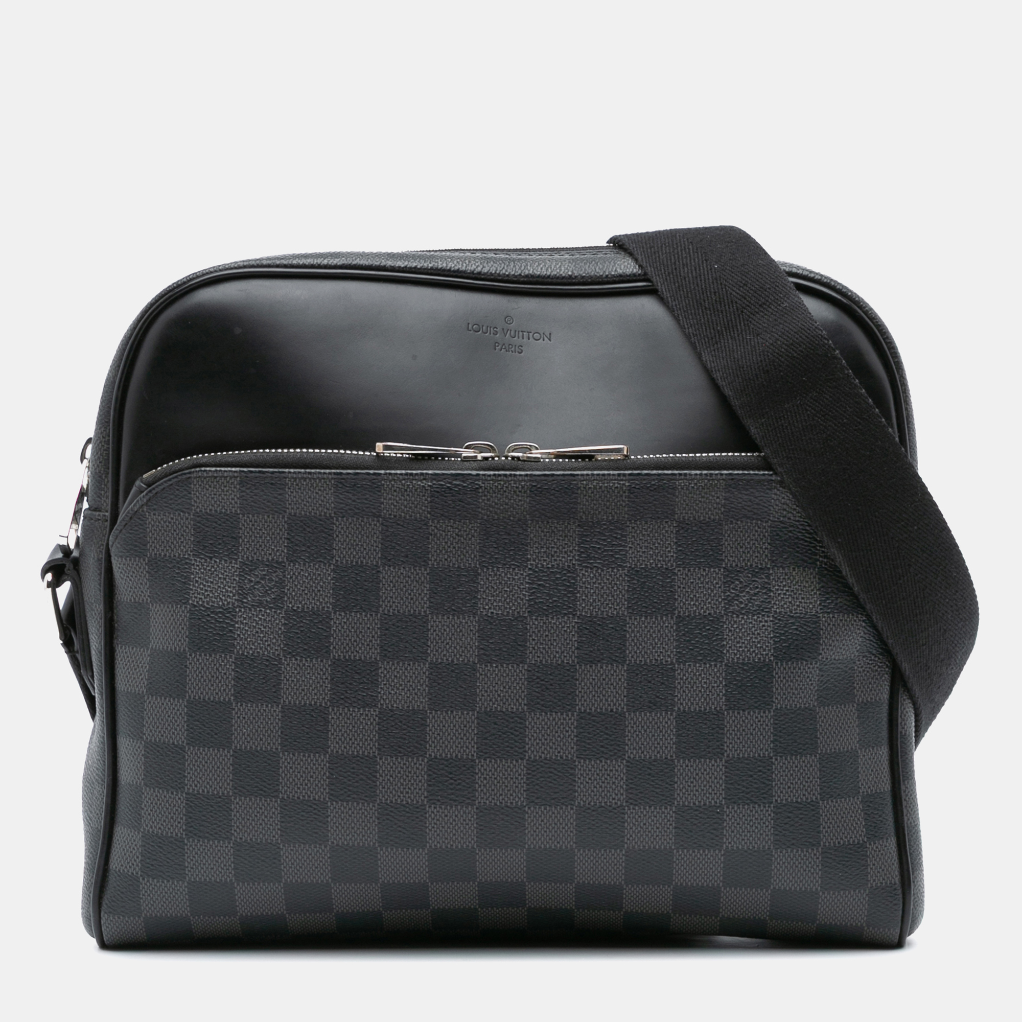 

Louis Vuitton Black Damier Graphite Dayton Reporter PM