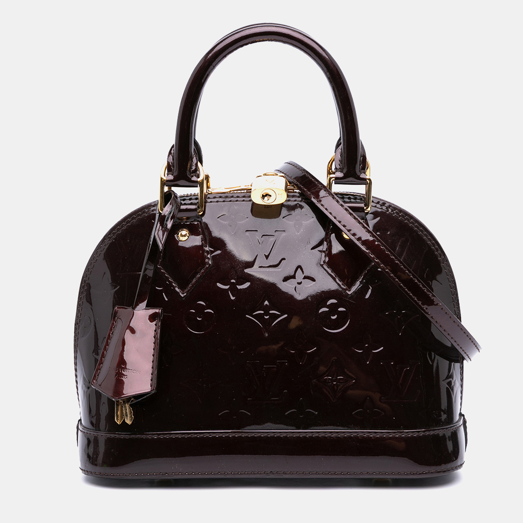 

Louis Vuitton Purple Monogram Vernis Alma BB