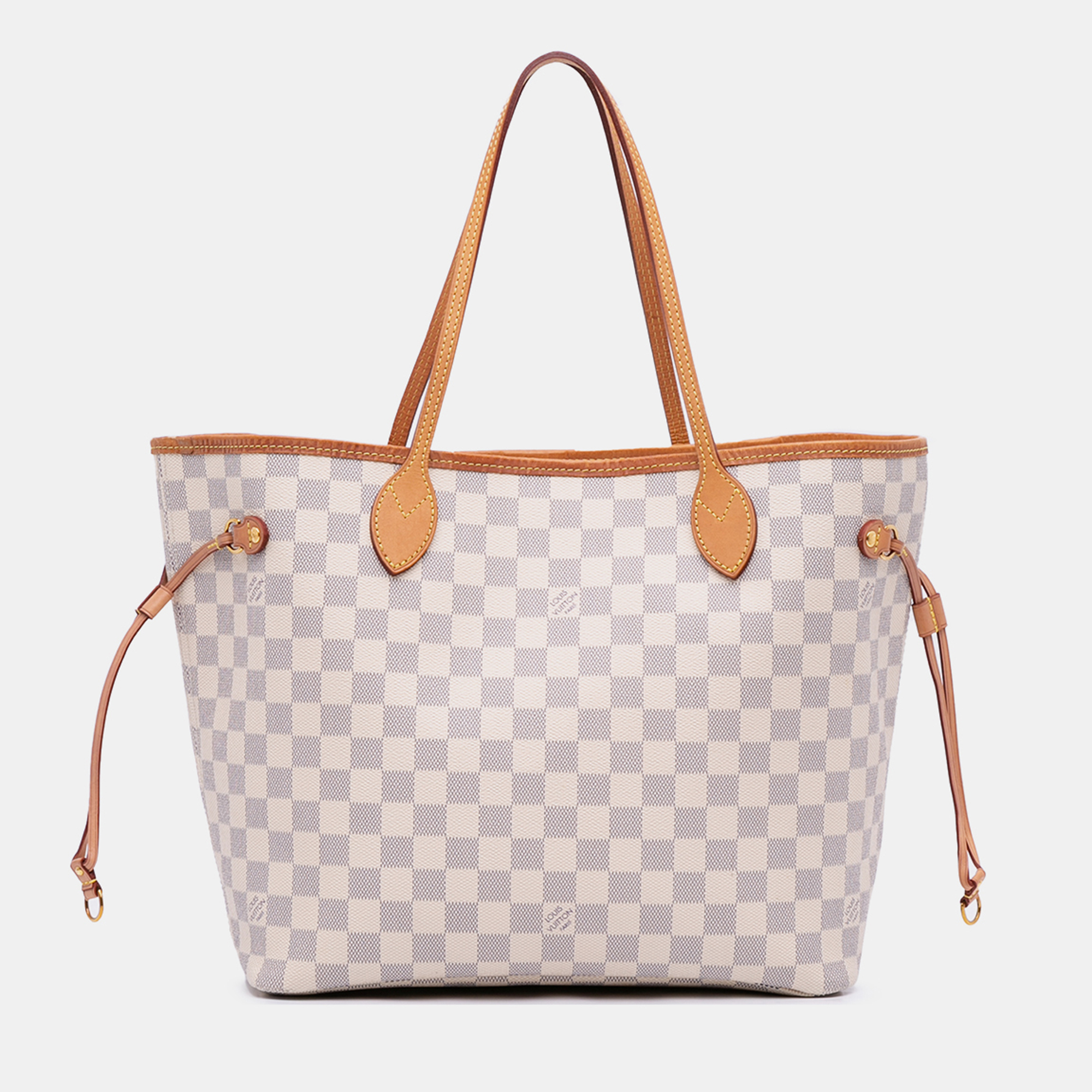 

Louis Vuitton Grey White Damier Azur Neverfull MM