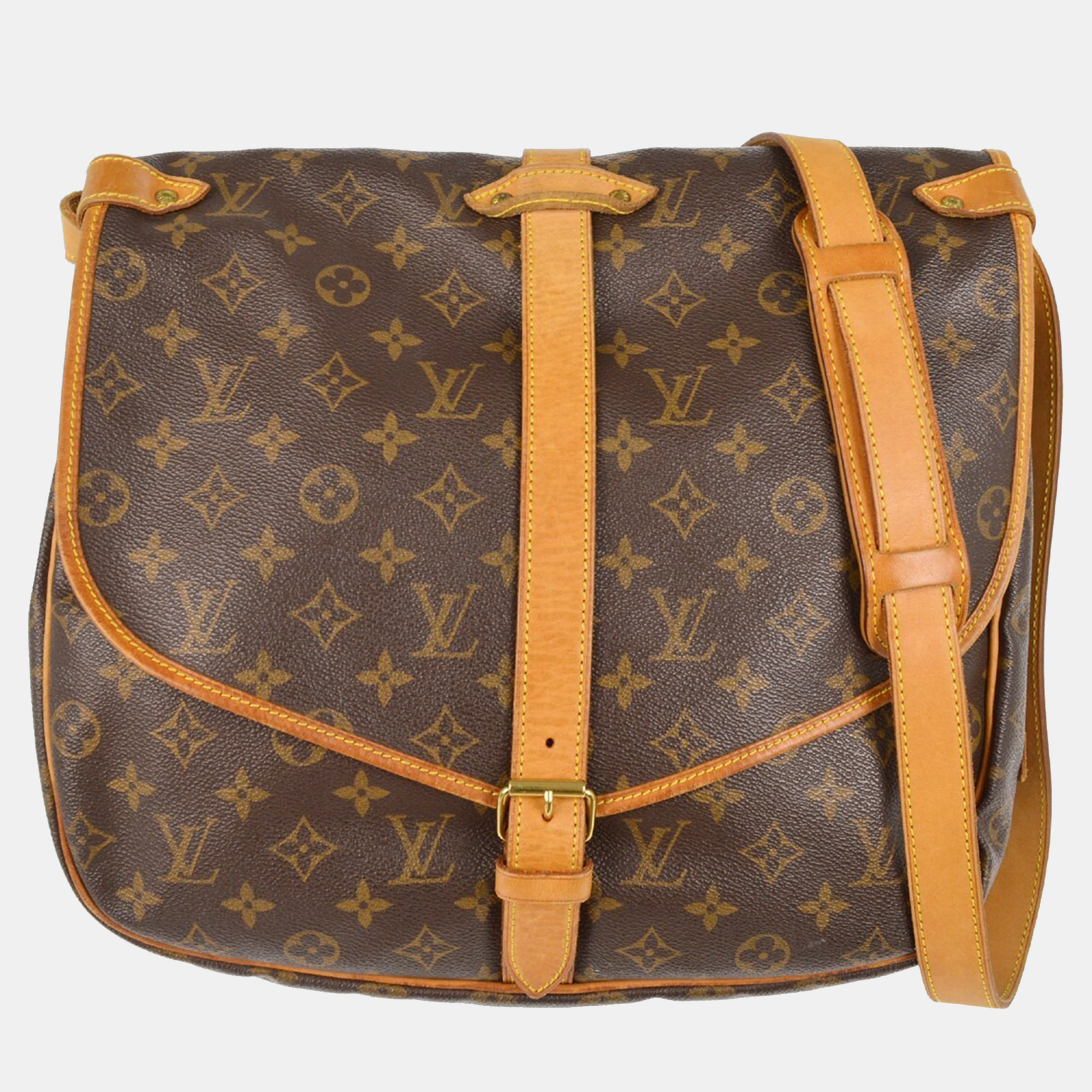 

Louis Vuitton Monogram Saumur 35 Shoulder Bag, Brown