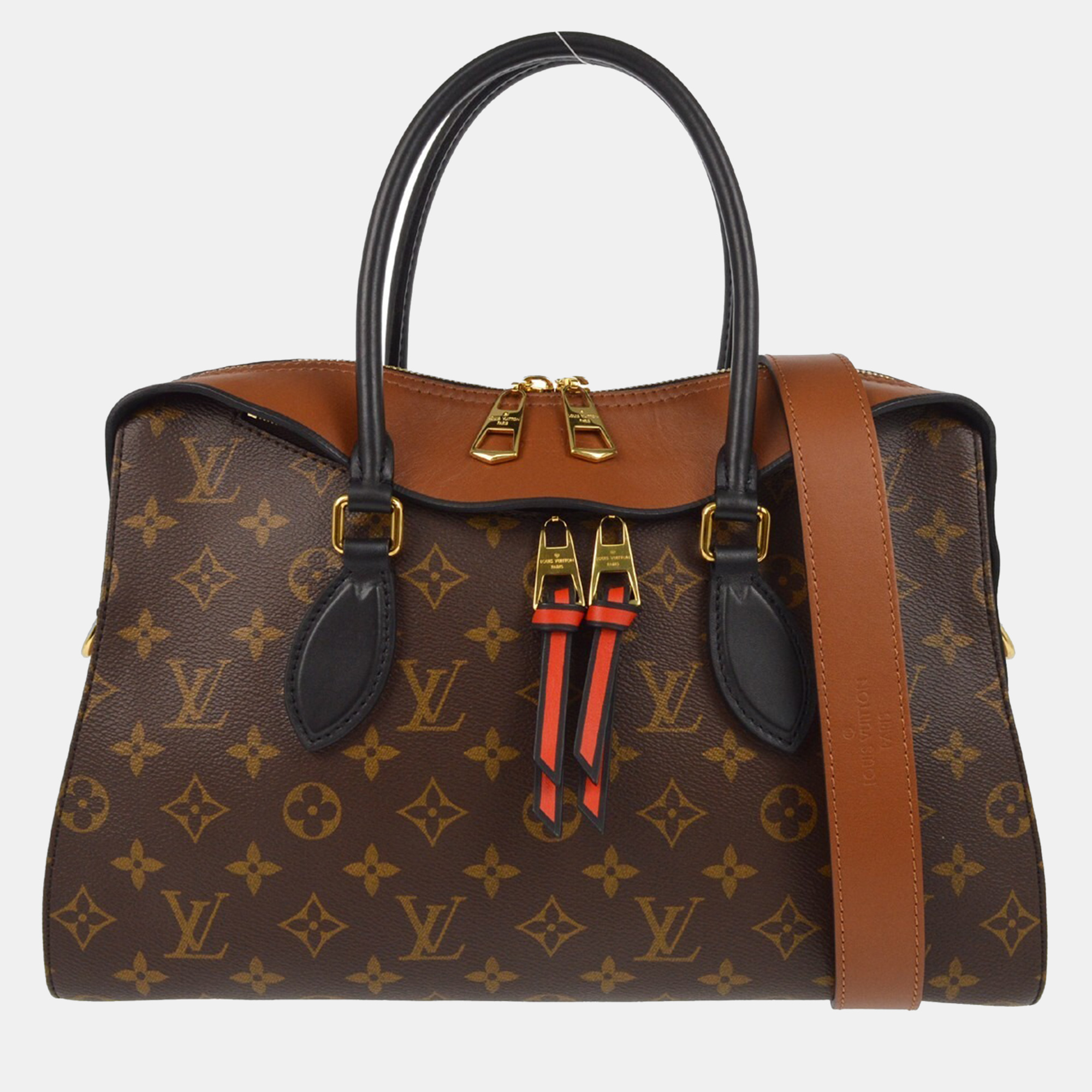 

Louis Vuitton Monogram Tuileries Tote 2way Handbag, Brown