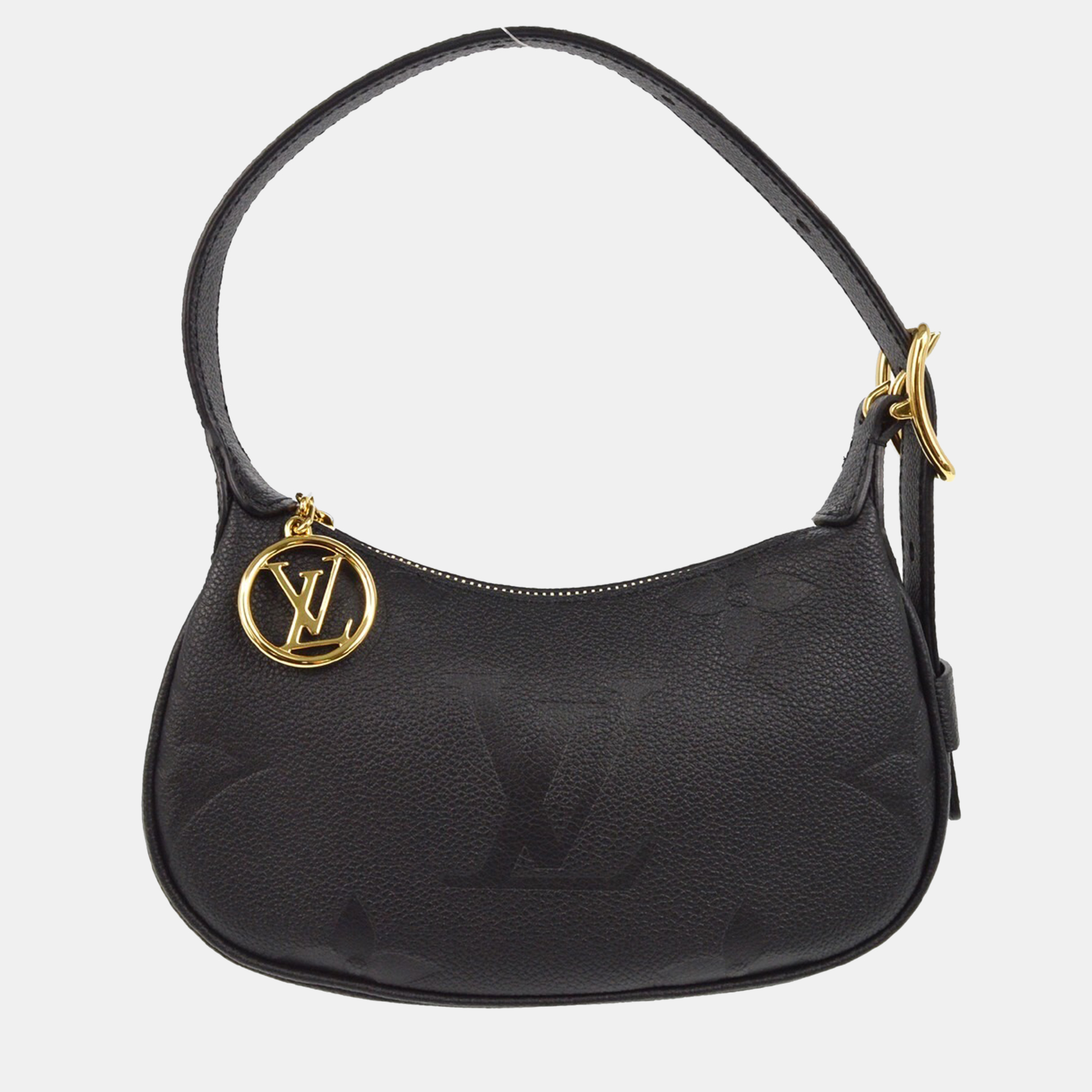 

Louis Vuitton Black Monogram Empreinte Mini Moon Handbag