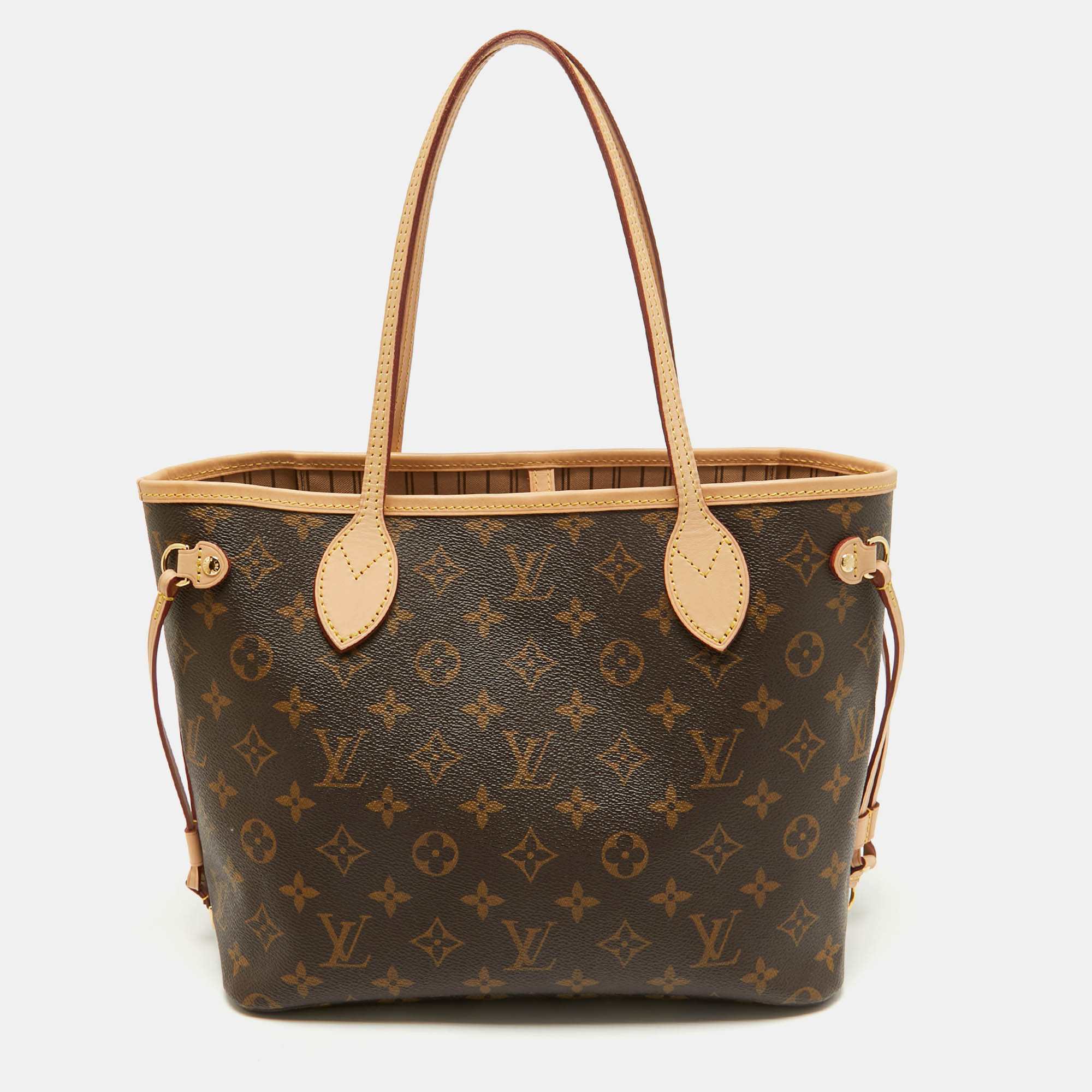 

Louis Vuitton Monogram Canvas Neverfull PM Bag, Brown