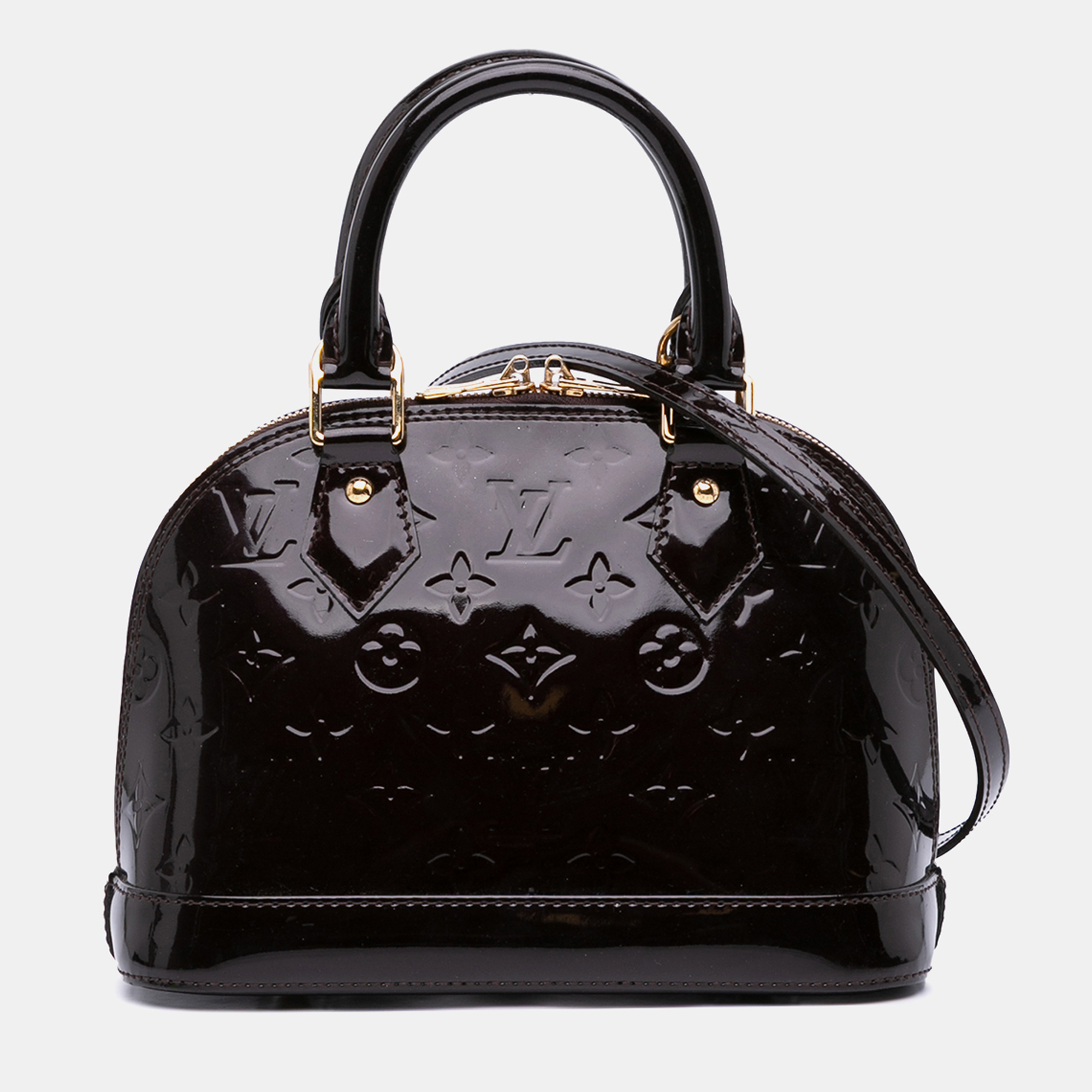 

Louis Vuitton Purple Monogram Vernis Alma BB