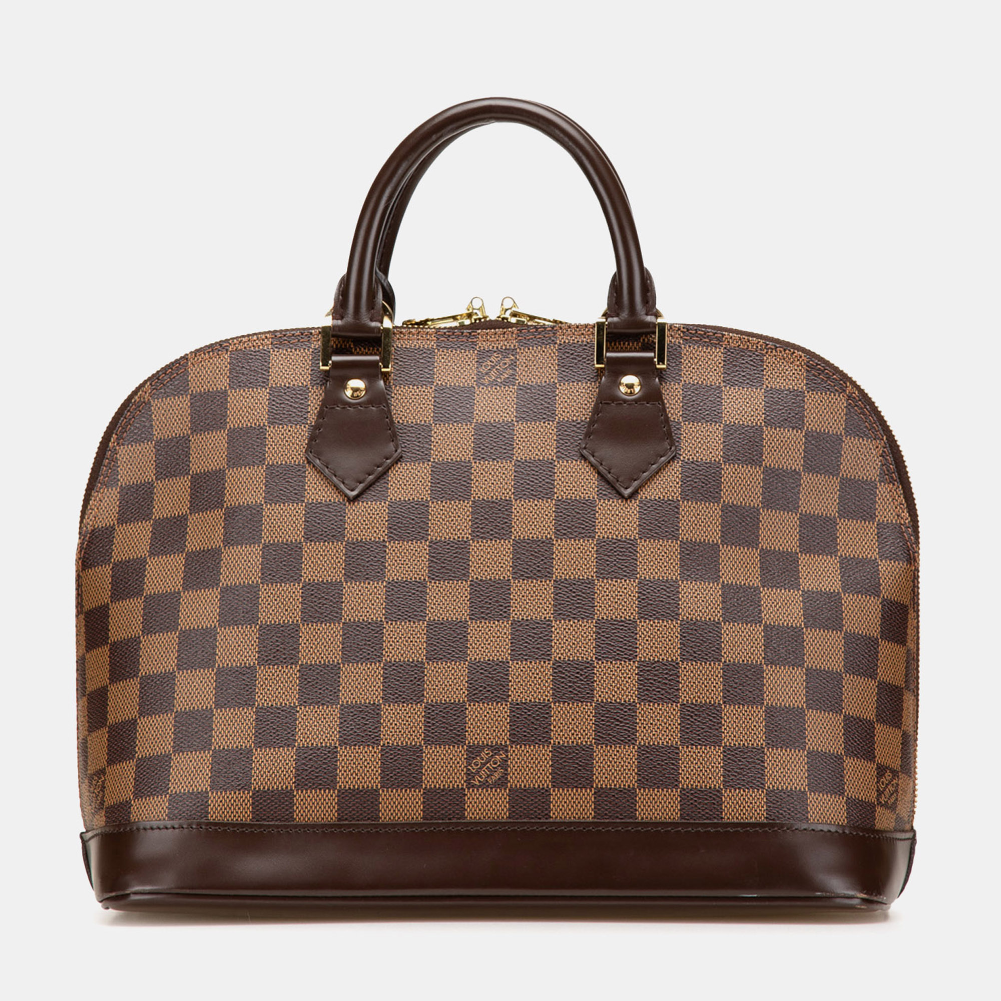 

Louis Vuitton Brown Damier Ebene Alma PM