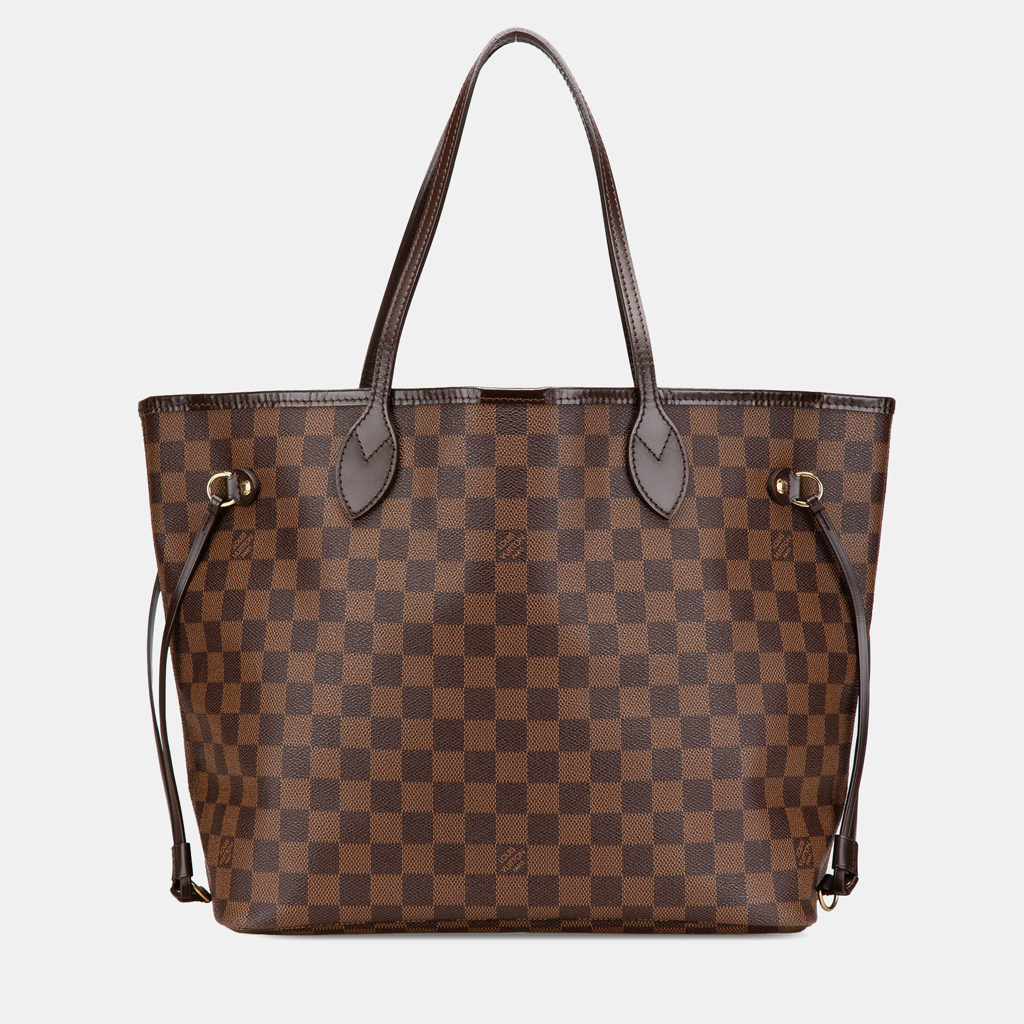

Louis Vuitton Brown Damier Ebene Neverfull MM