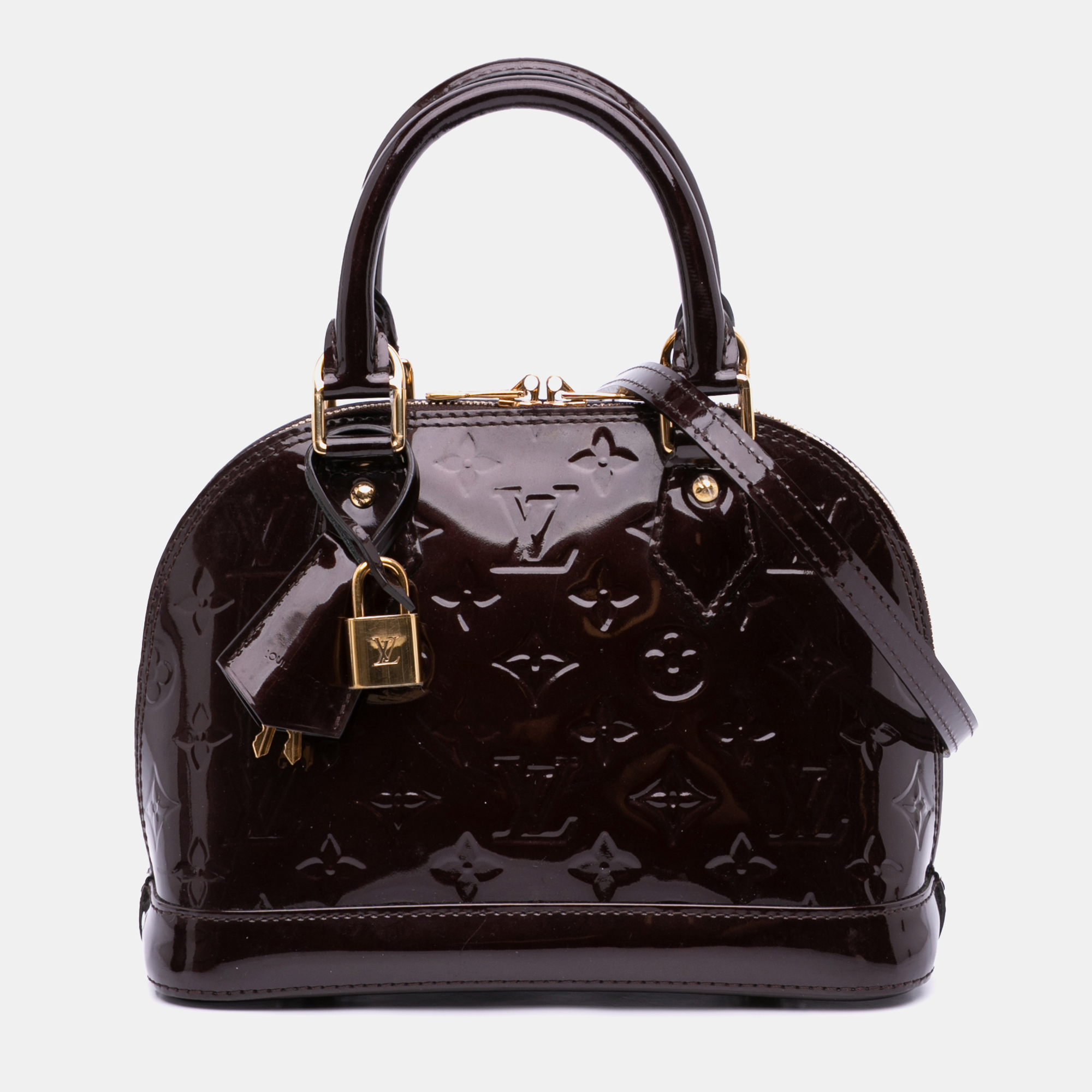 

Louis Vuitton Purple Monogram Vernis Alma BB