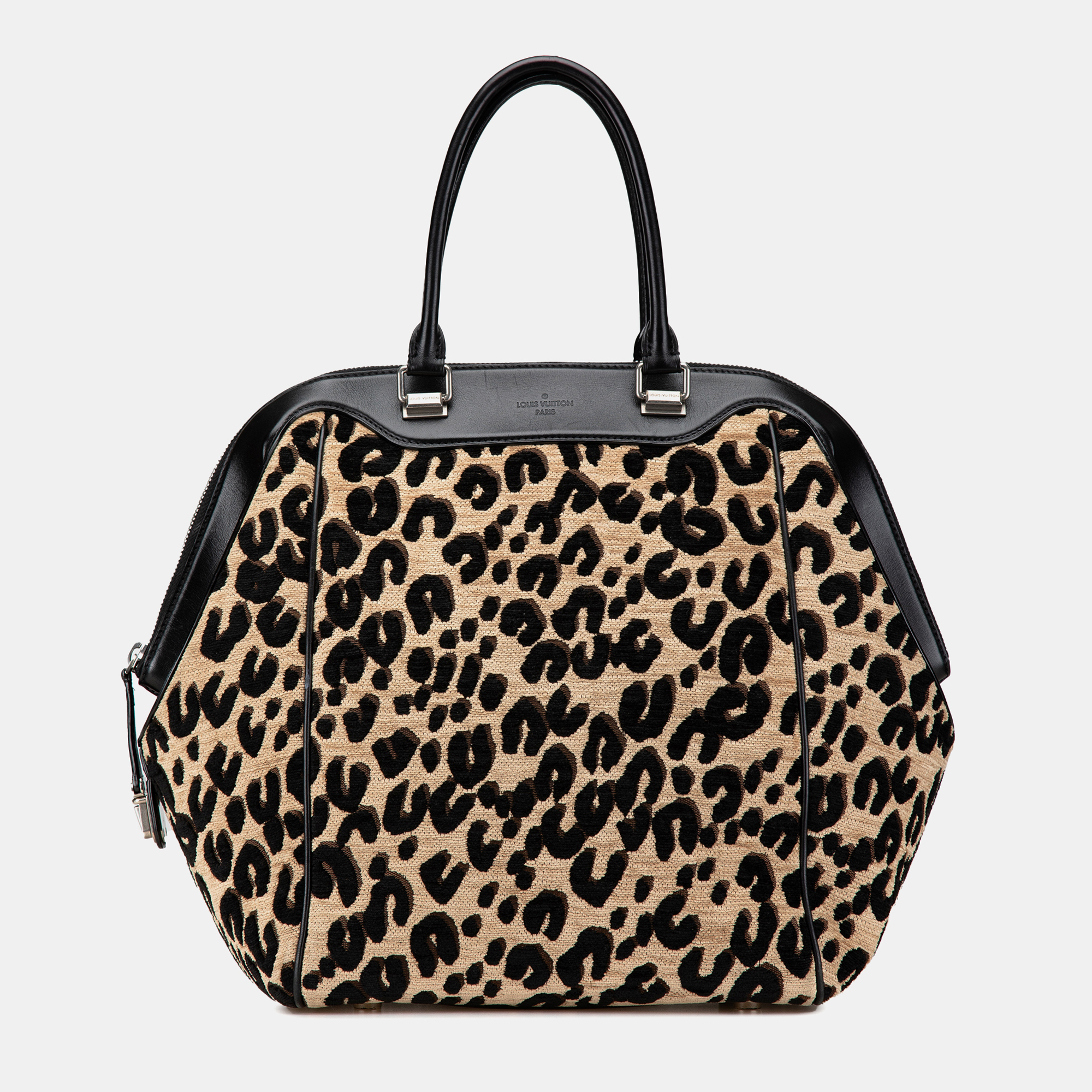 

Louis Vuitton Black Brown Stephen Sprouse Leopard North/South