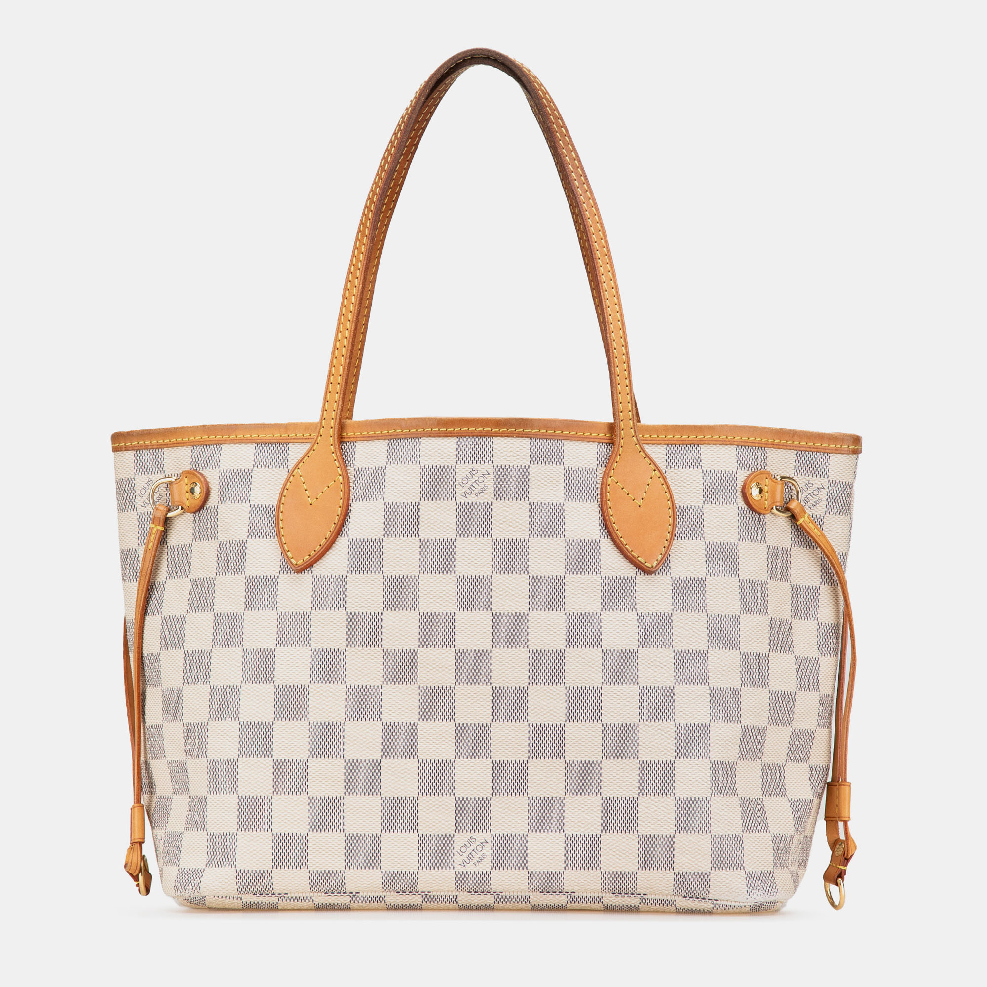 

Louis Vuitton White Damier Azur Neverfull PM