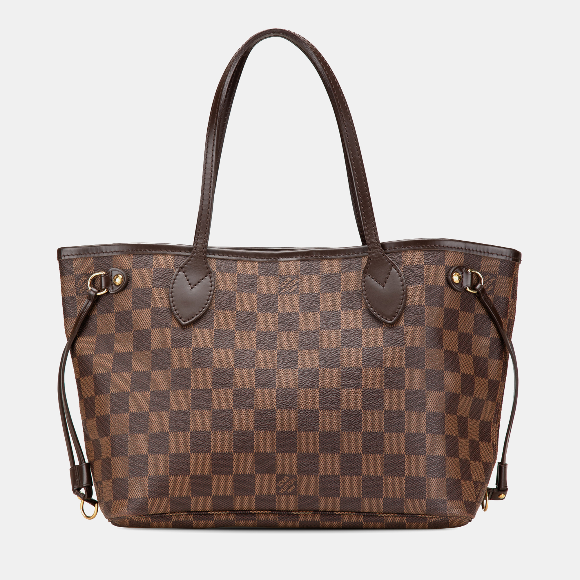 

Louis Vuitton Brown Damier Ebene Neverfull PM