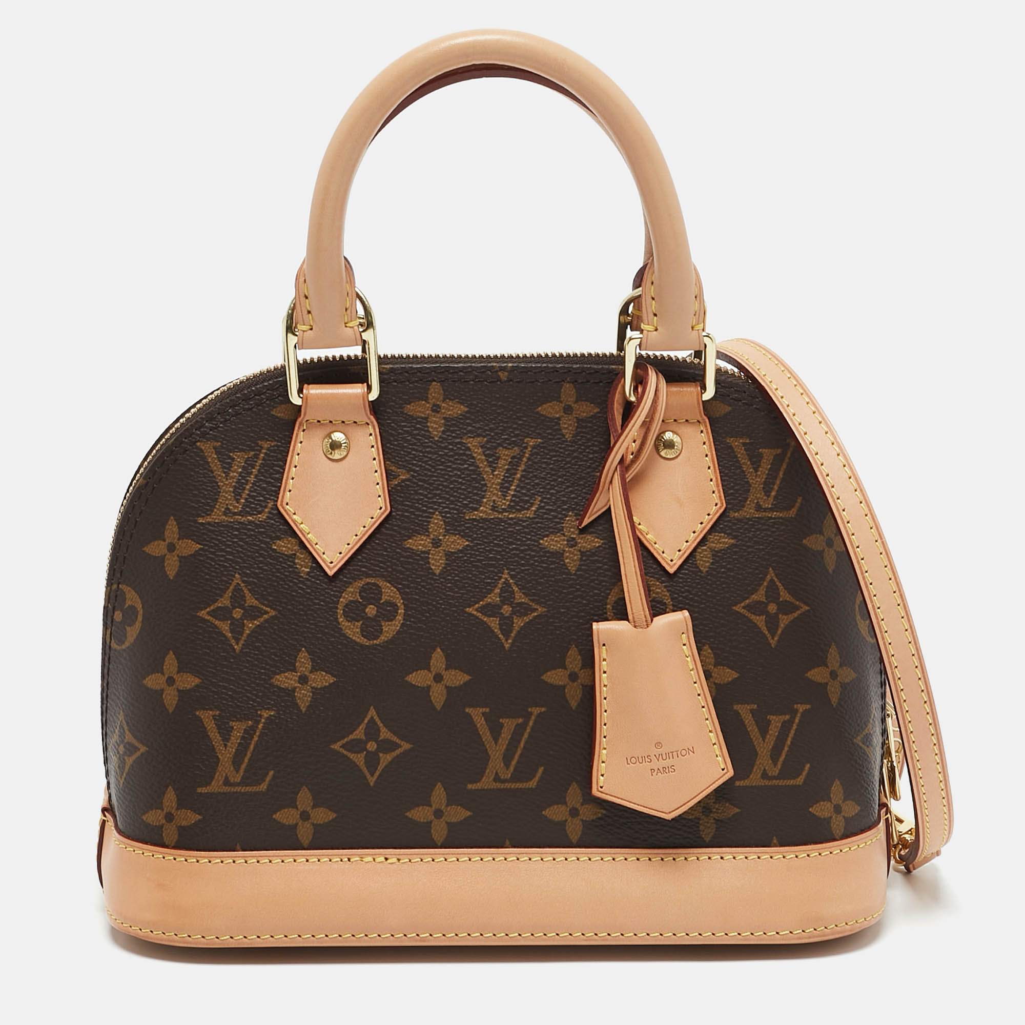 

Louis Vuitton Monogram Canvas Alma BB Bag, Brown