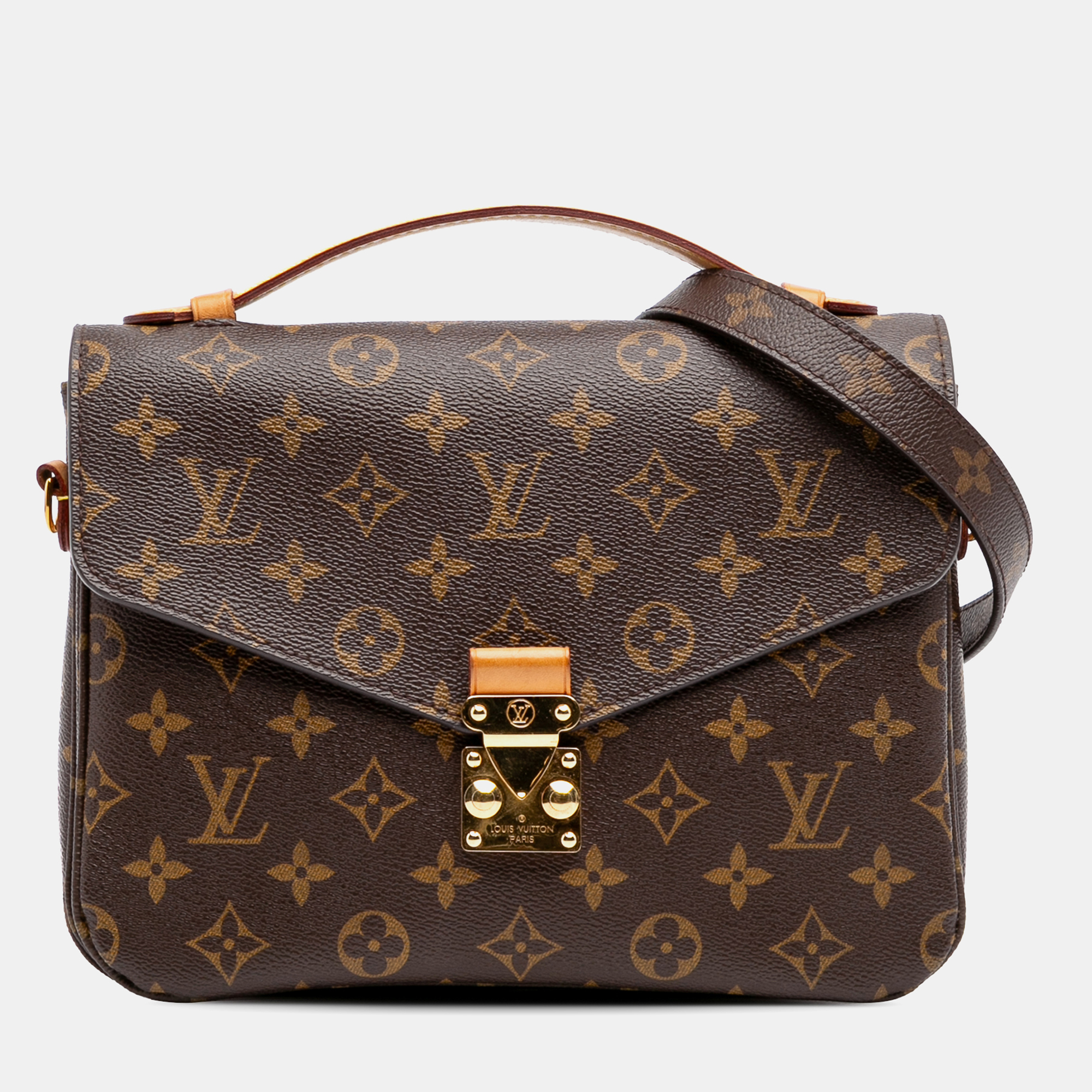 

Louis Vuitton Brown Monogram Pochette Metis