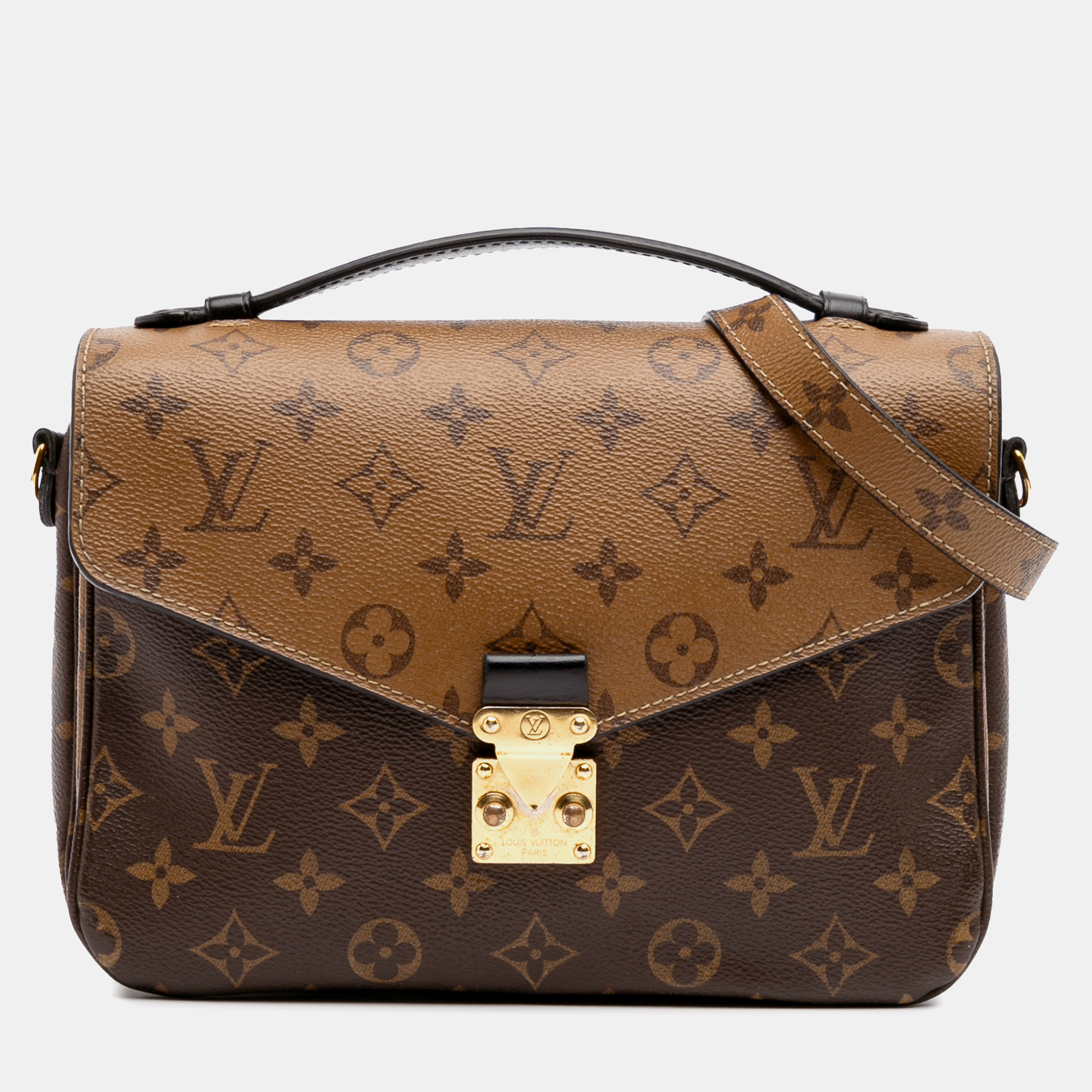 

Louis Vuitton Brown Monogram Reverse Pochette Metis