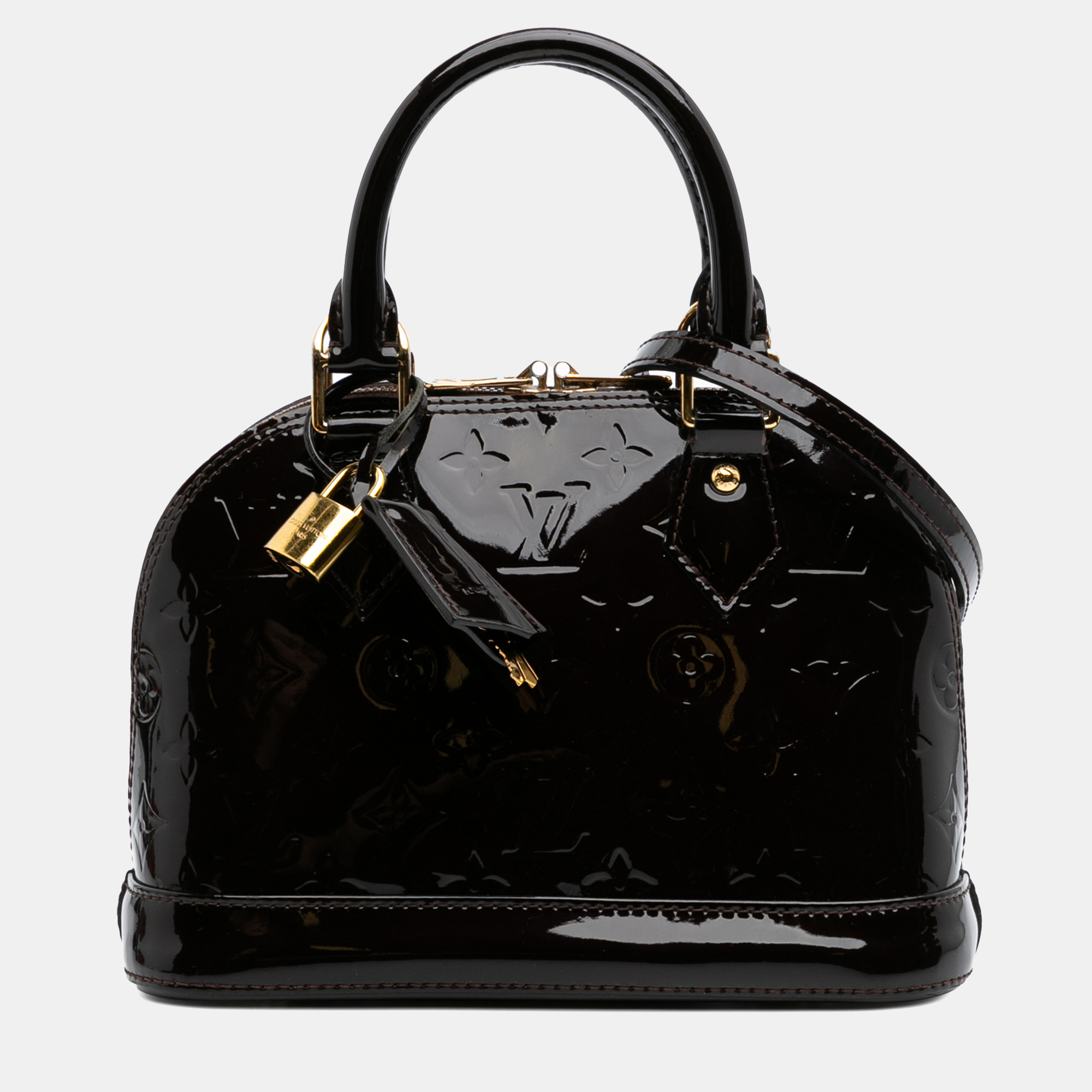 

Louis Vuitton Purple Monogram Vernis Alma BB