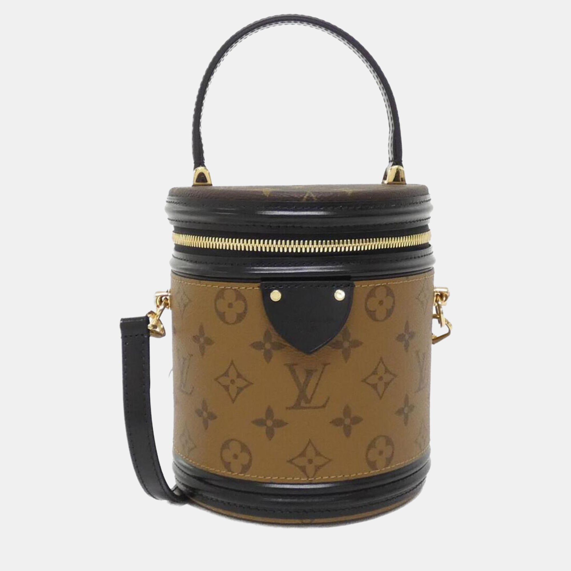 

Louis Vuitton Brown/Black Monogram Reverse Cannes Handbag