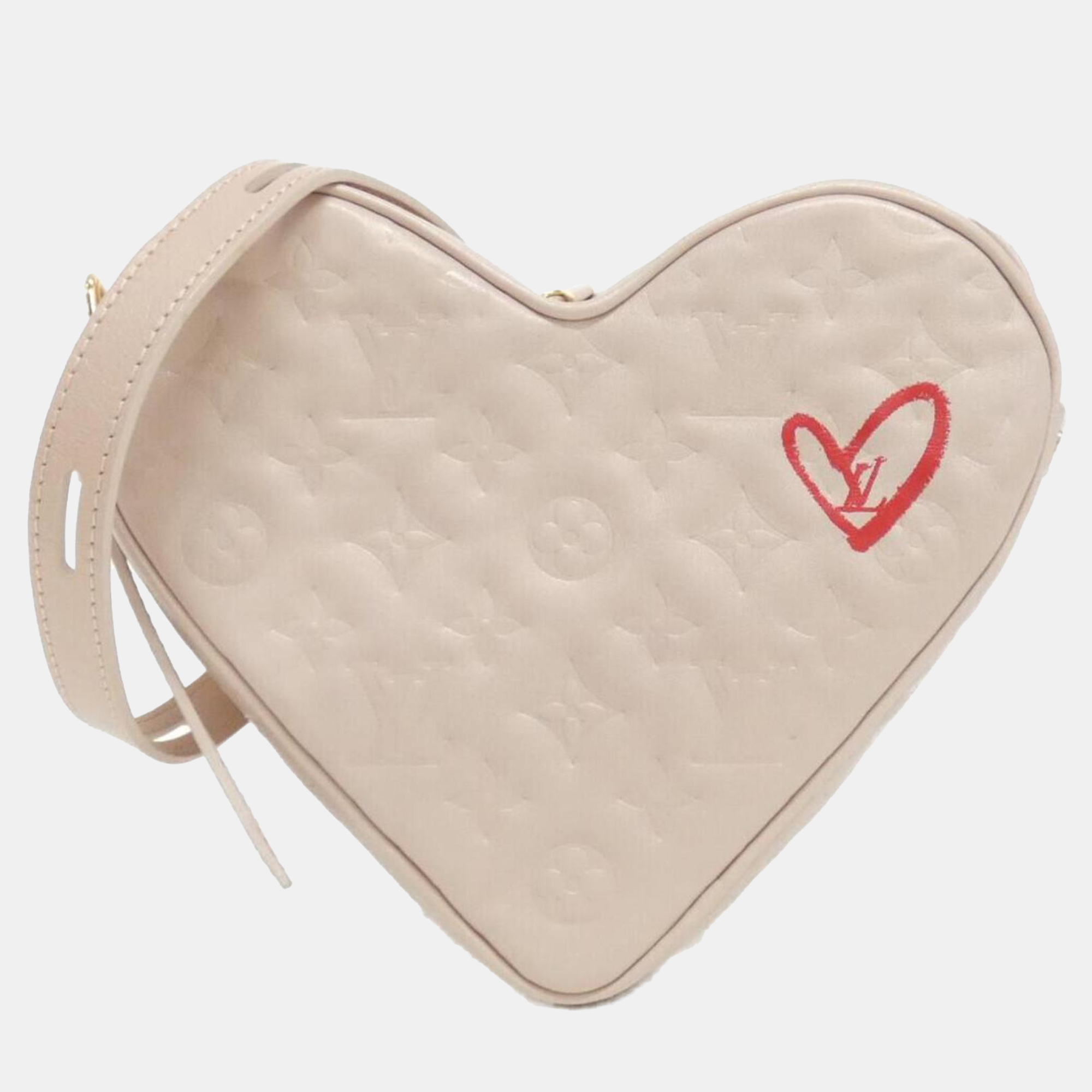 

Louis Vuitton Monogram Sac Cool Fall In Love Shoulder Bag, Cream