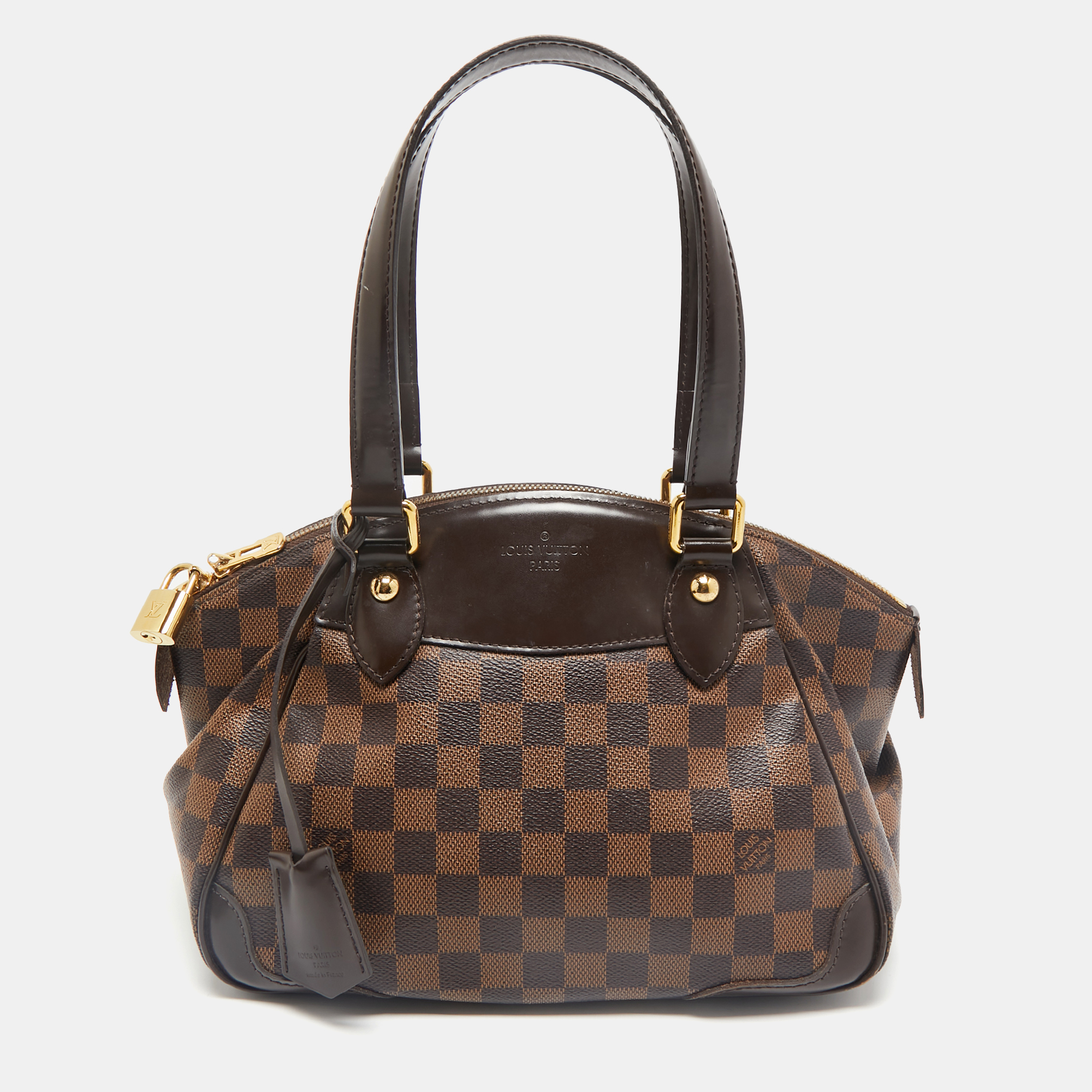 

Louis Vuitton Damier Ebene Canvas Verona PM Bag, Brown