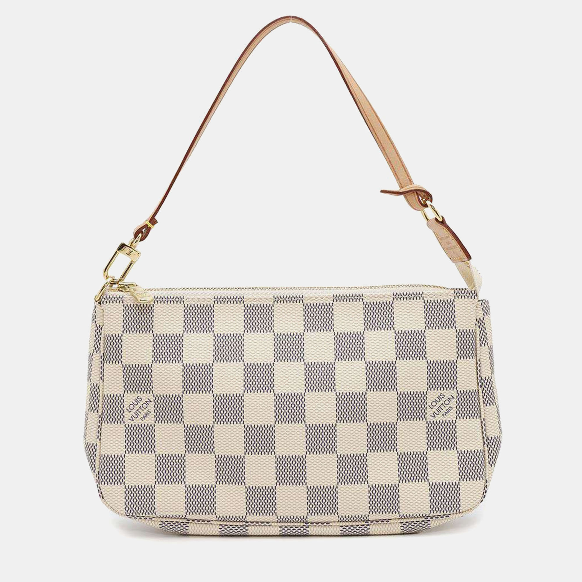 

Louis Vuitton Beige Damier Azur Canvas Pochette Accessoires