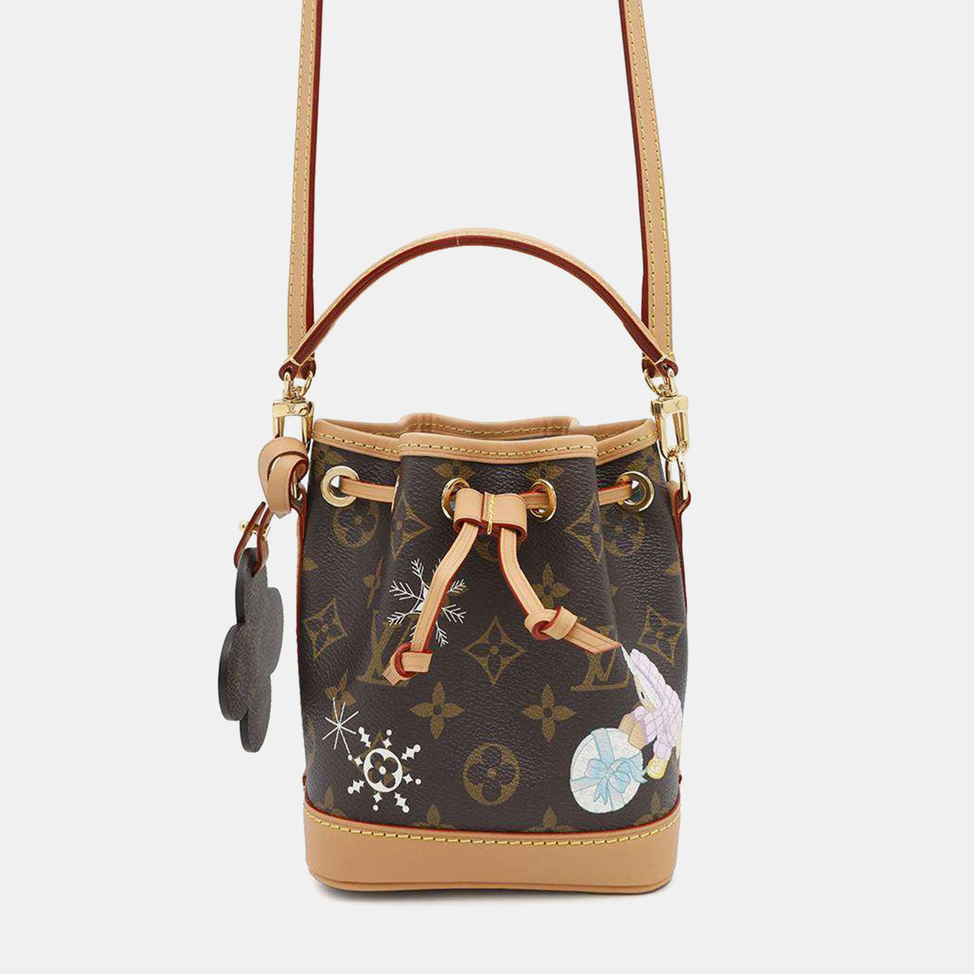 

Louis Vuitton Azur Frost Monogram Vivienne Nano Noe, Brown