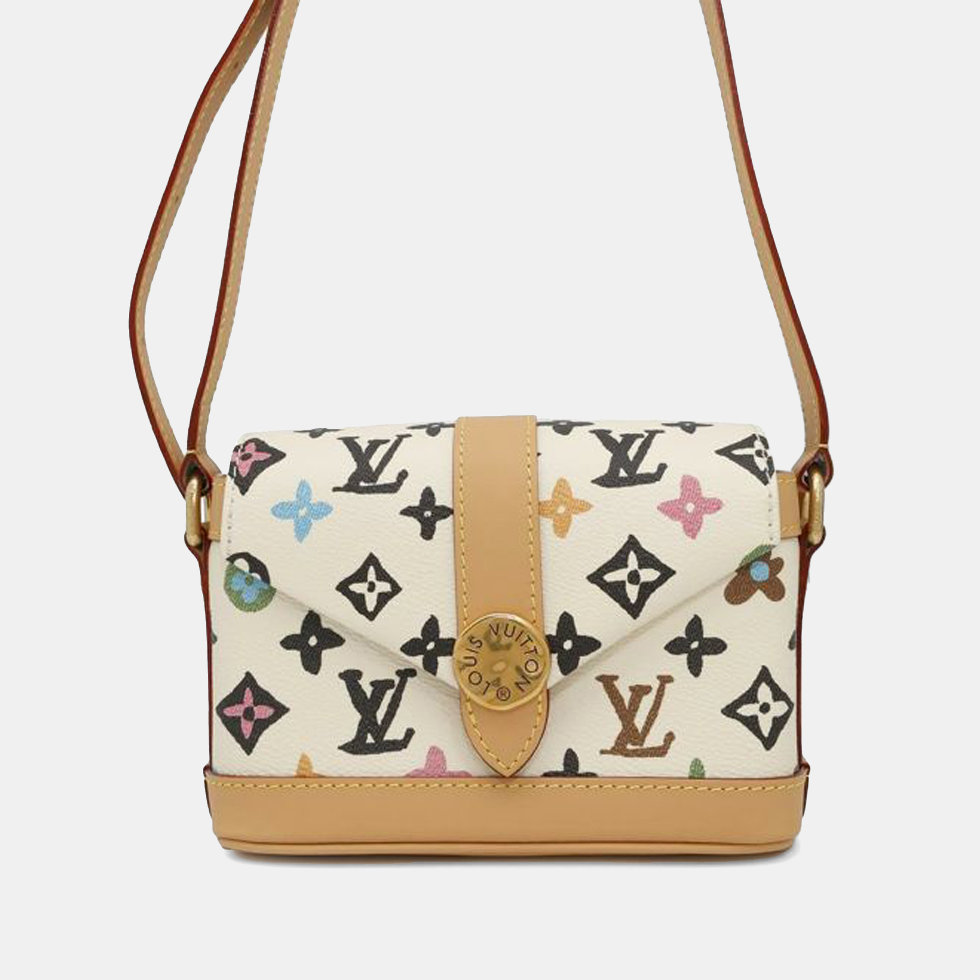 

Louis Vuitton Multicolor Monogram Craggy Envelope Wearable Wallet
