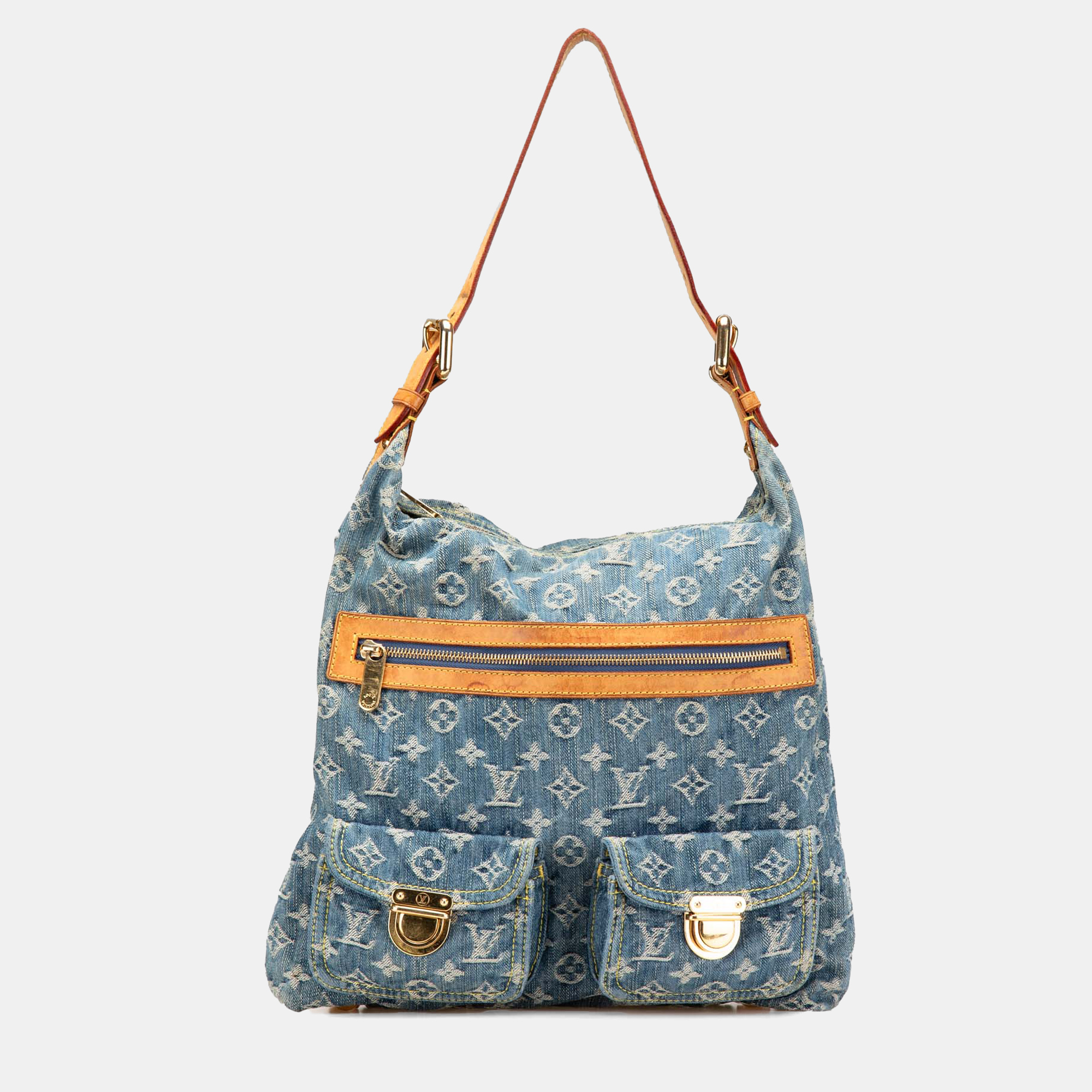 

Louis Vuitton Blue Monogram Denim Baggy GM