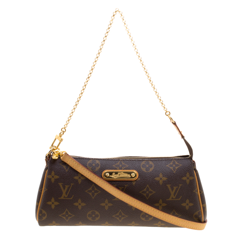 Pre Owned Louis Vuitton Monogram Canvas Eva Pochette