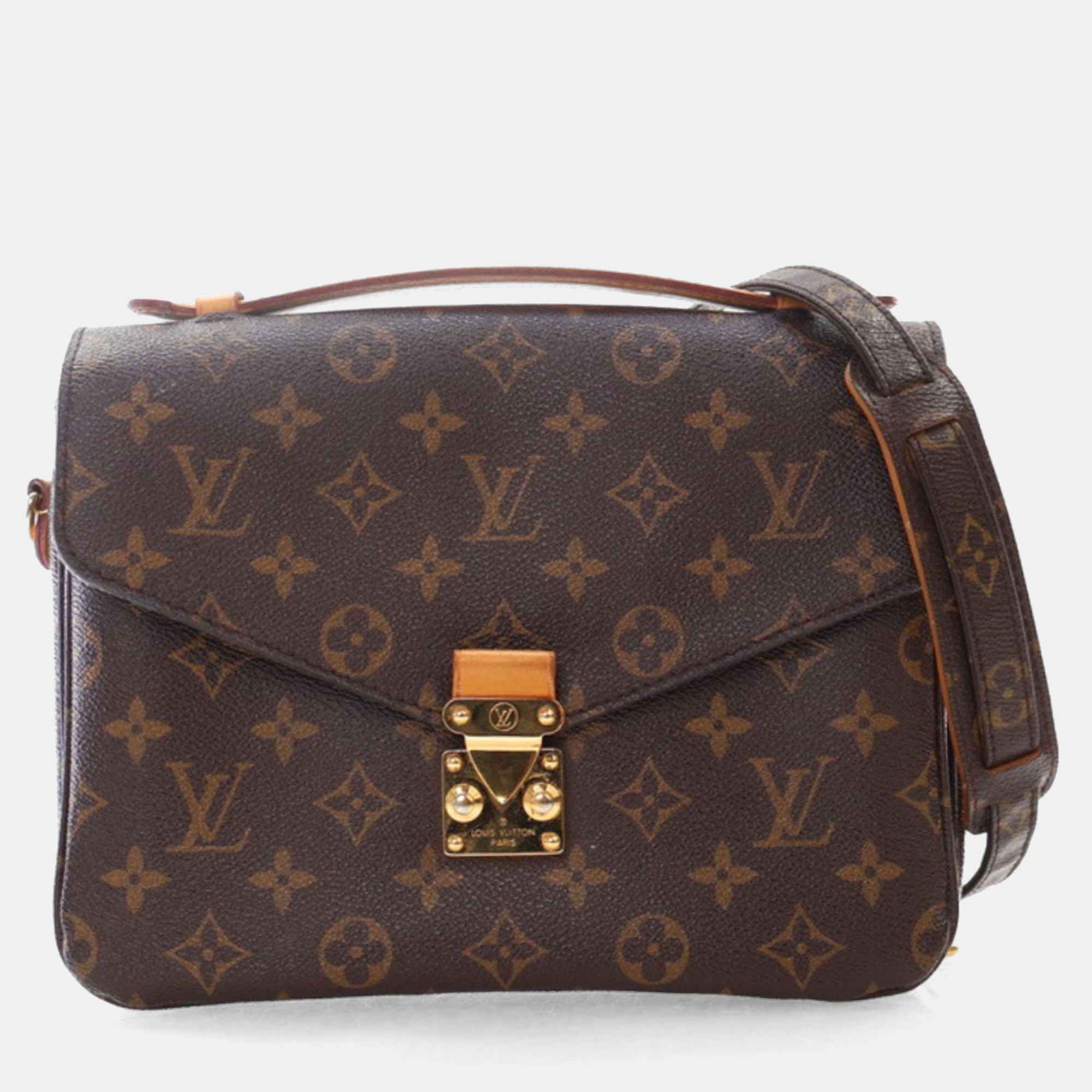 

Louis Vuitton Brown Monogram Canvas Pochette Metis