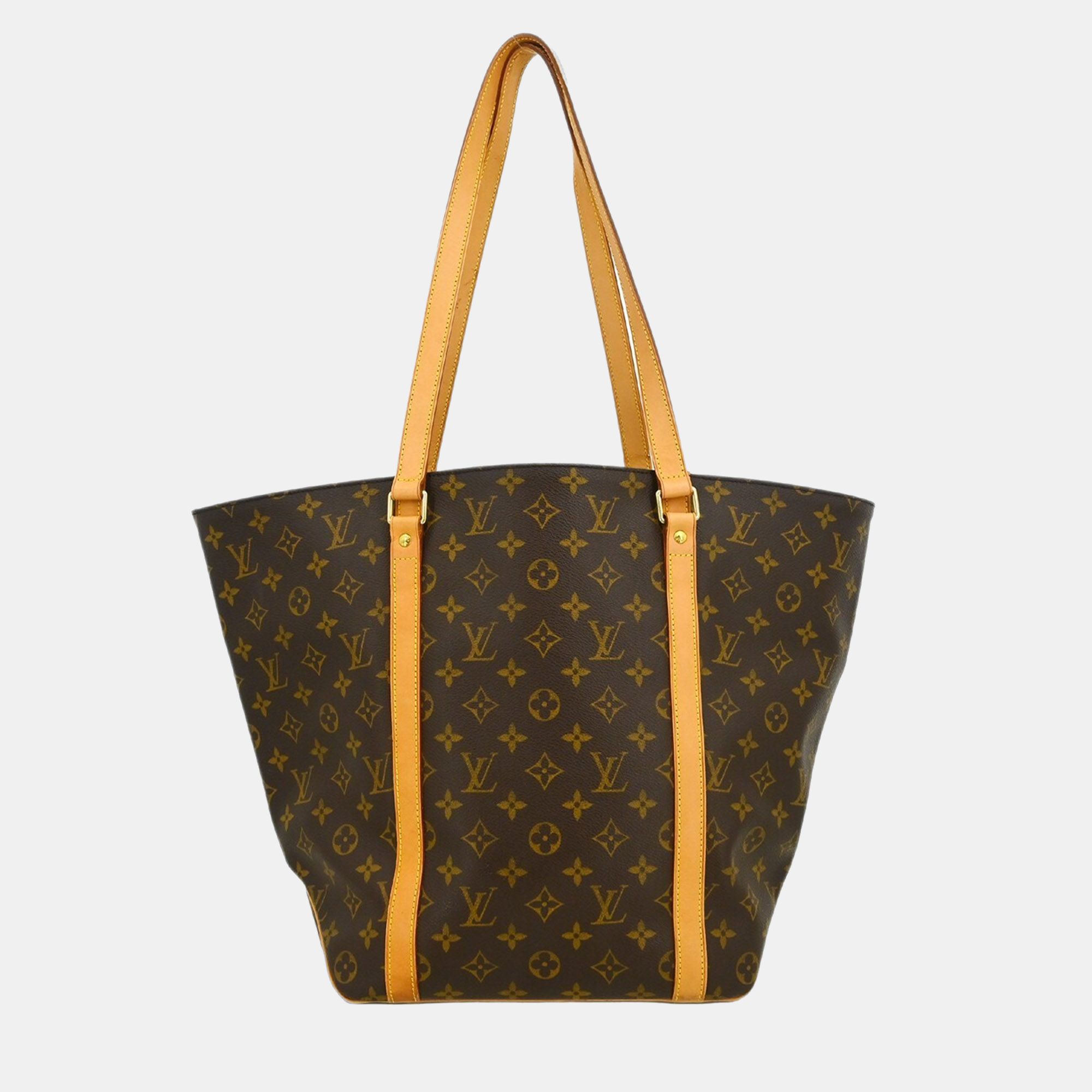 

Louis Vuitton Monogram Sac Shopping Shoulder Tote Bag, Brown