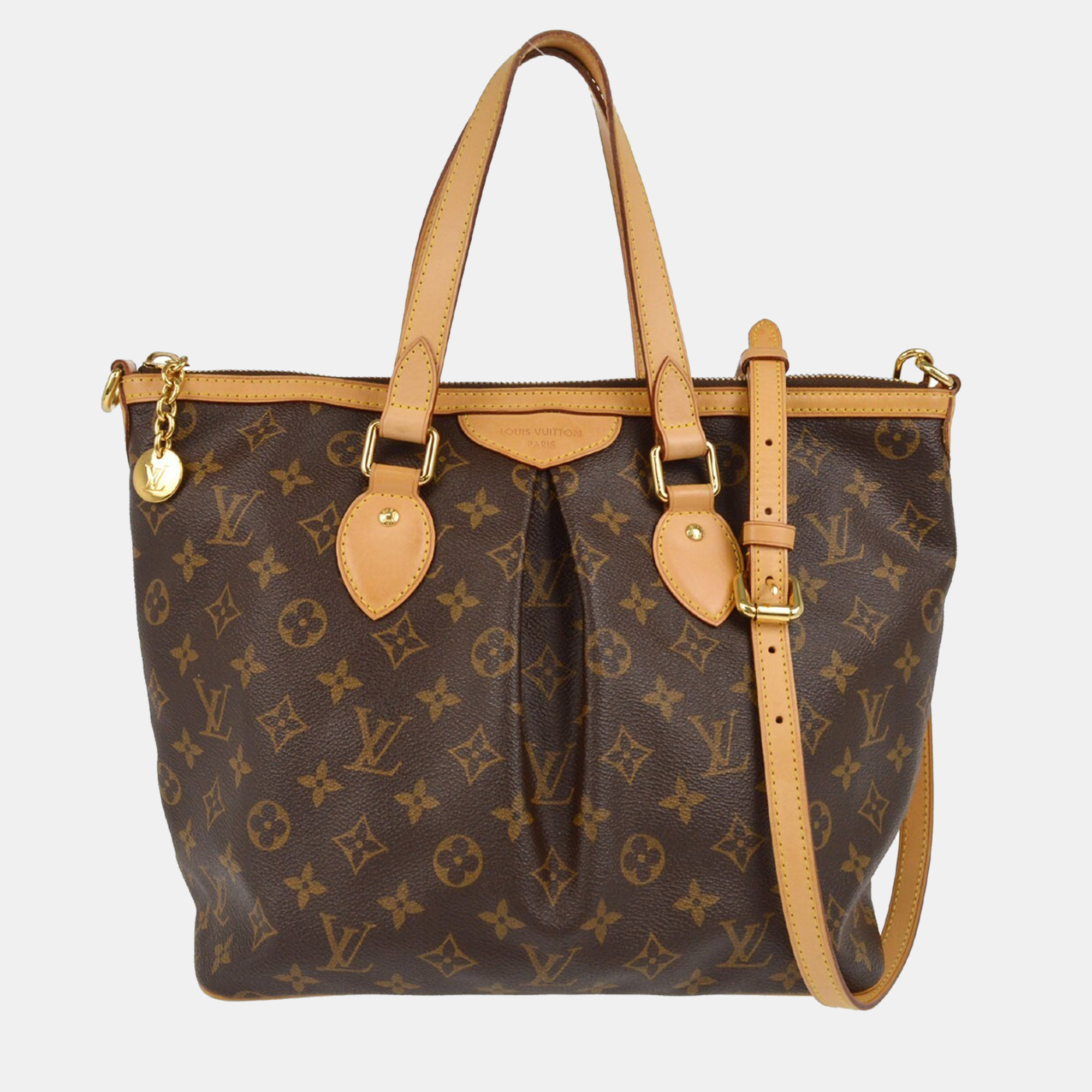 

Louis Vuitton Monogram Palermo PM 2way Tote Bag, Brown