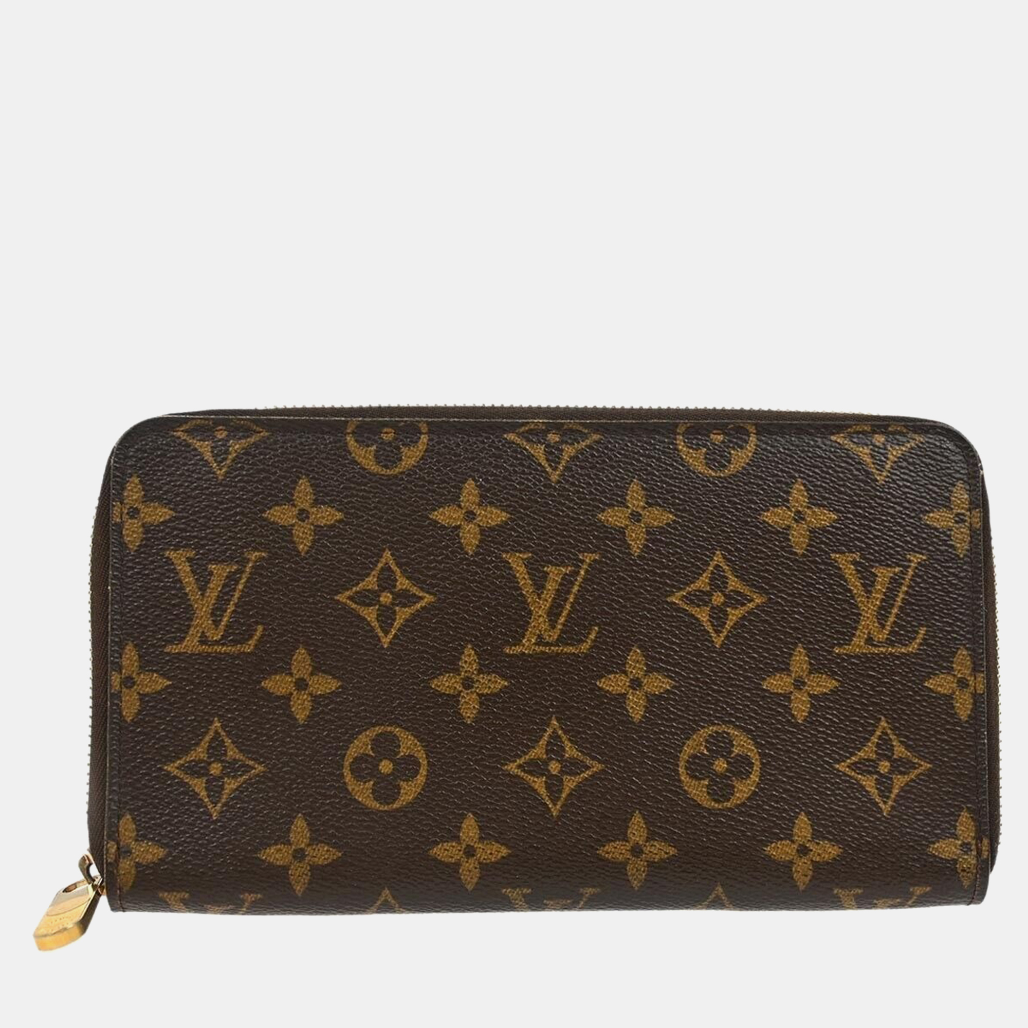 

Louis Vuitton Monogram Organizer Zippy Wallet, Brown