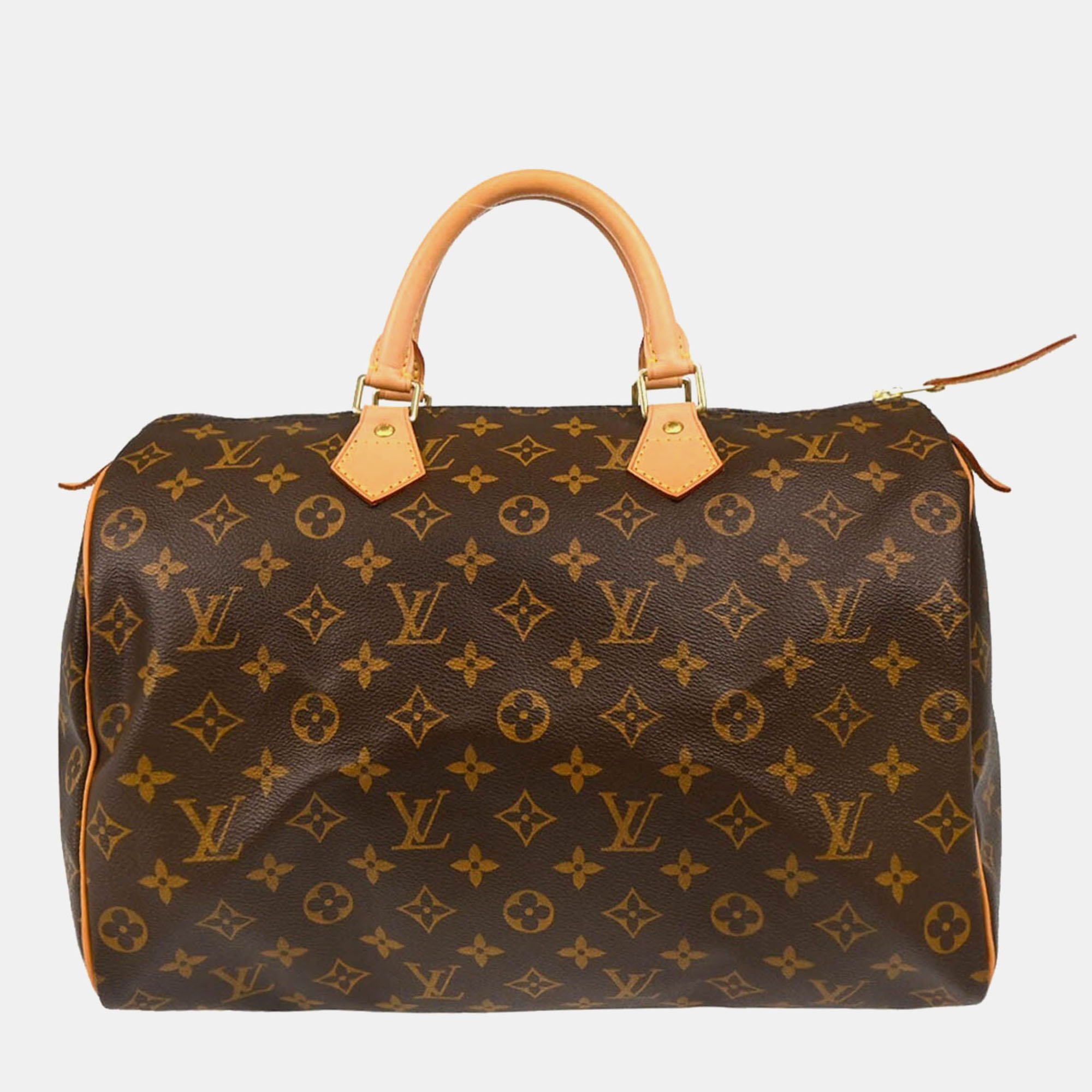 

Louis Vuitton Brown Monogram Canvas Speedy 35 Shoulder Bag