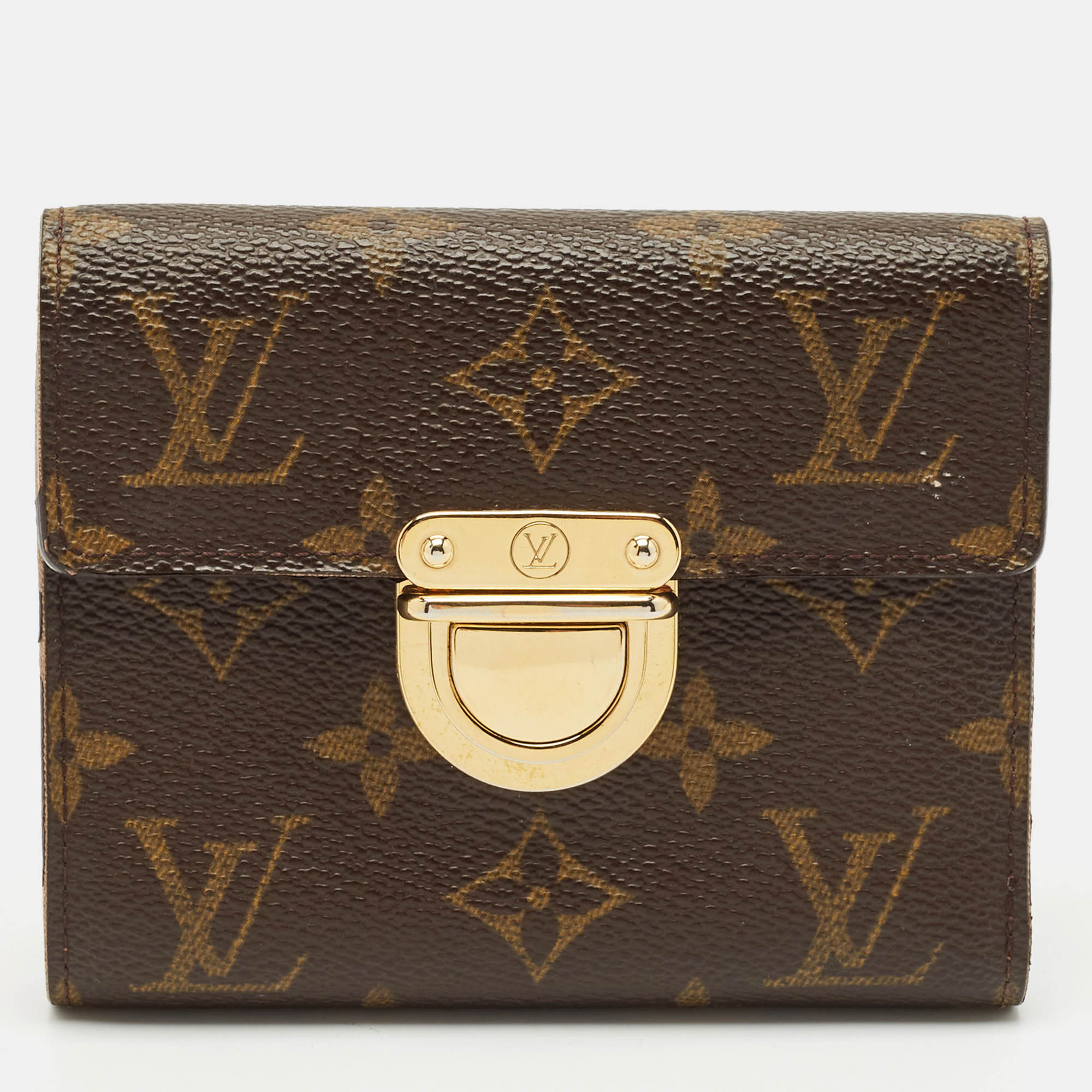 

Louis Vuitton Monogram Canvas Koala Wallet, Brown
